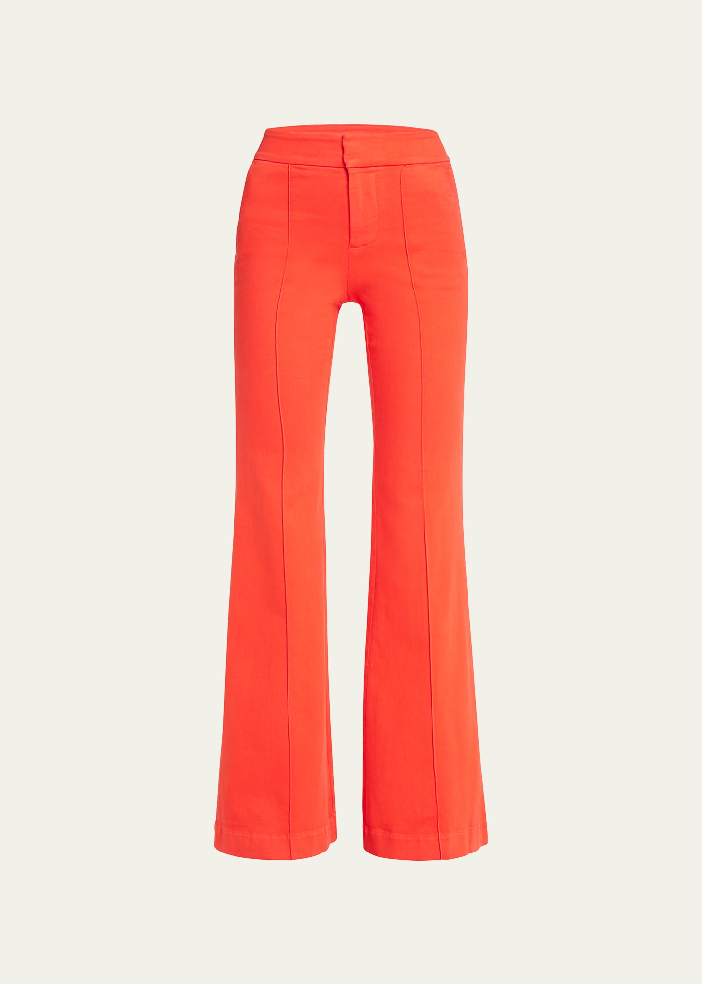 Alice And Olivia Jane Wide-leg Trouser Jeans In Chili Pepper