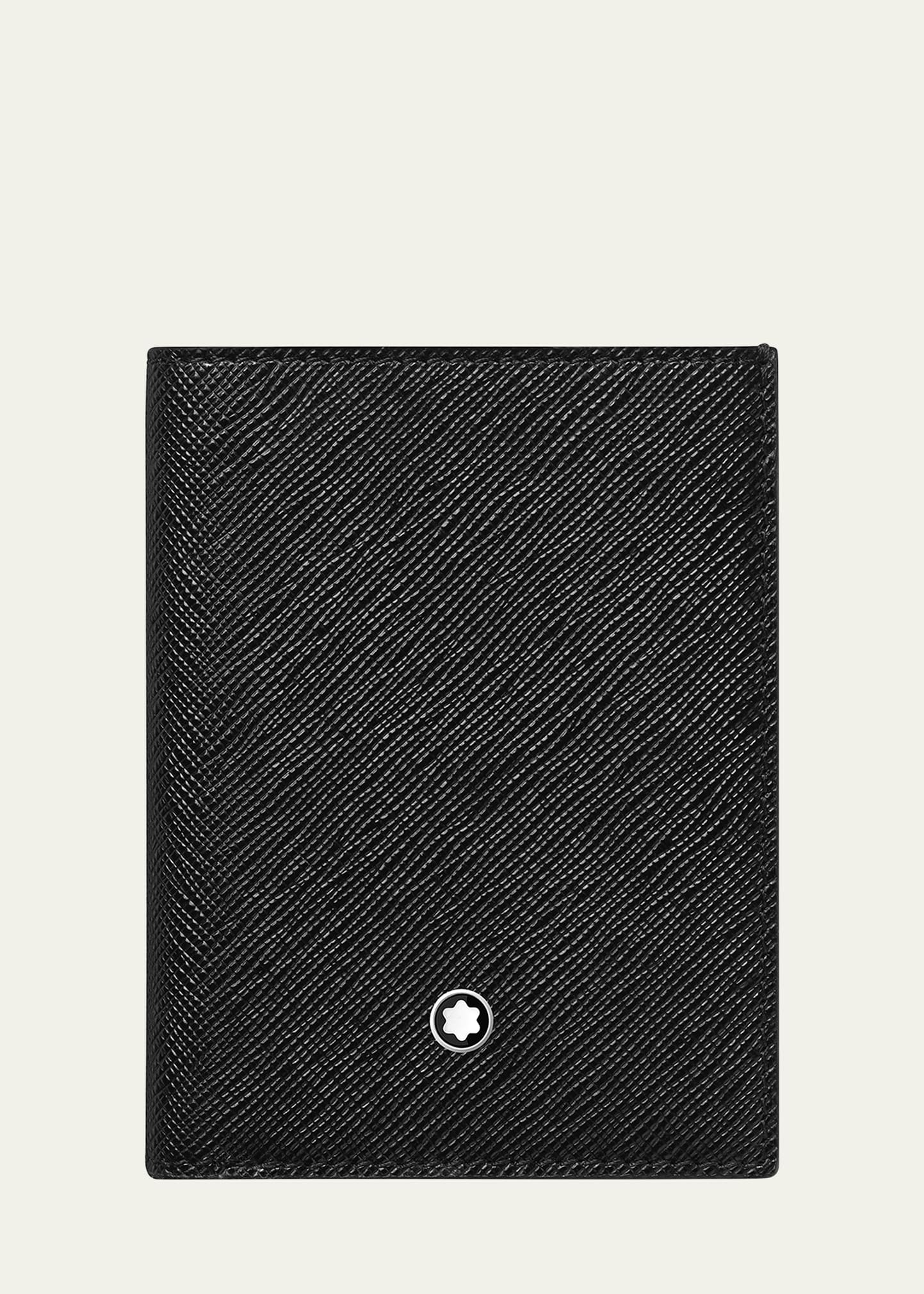 Shop Montblanc Men's Sartorial Mini Wallet In Black