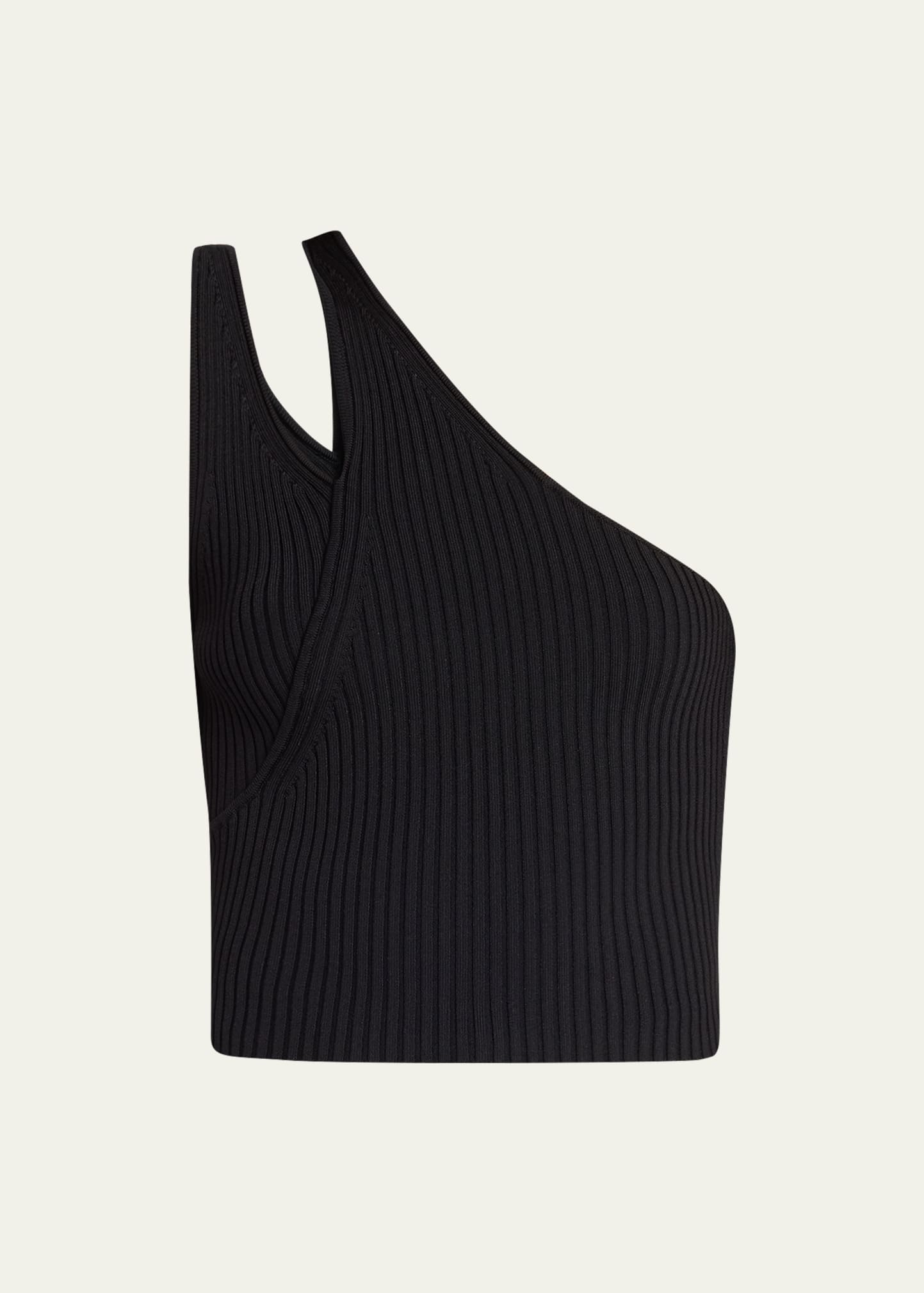 Simkhai Jenni Compact Rib Tank In Black