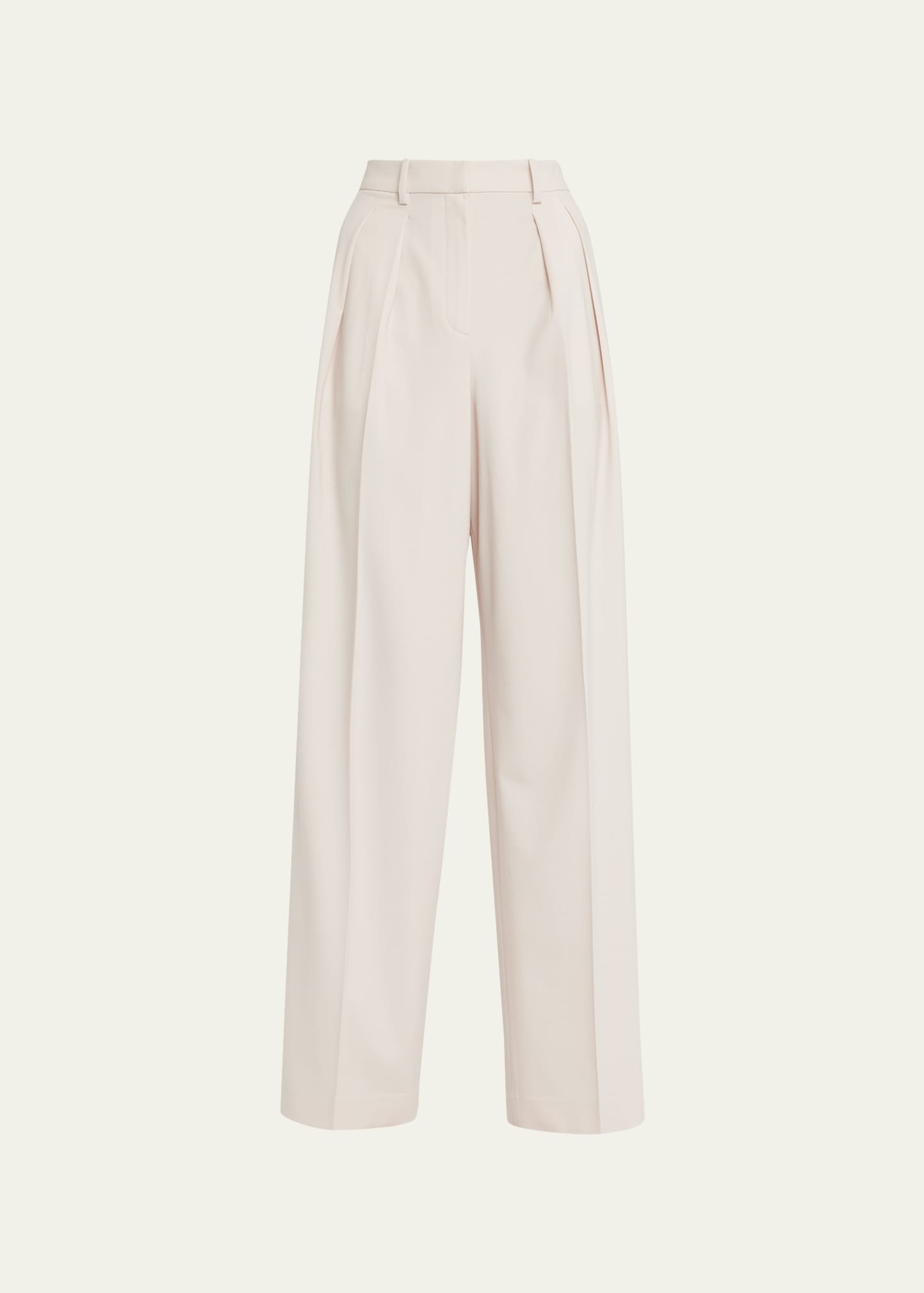 Theory Straight-leg Trousers In Sand