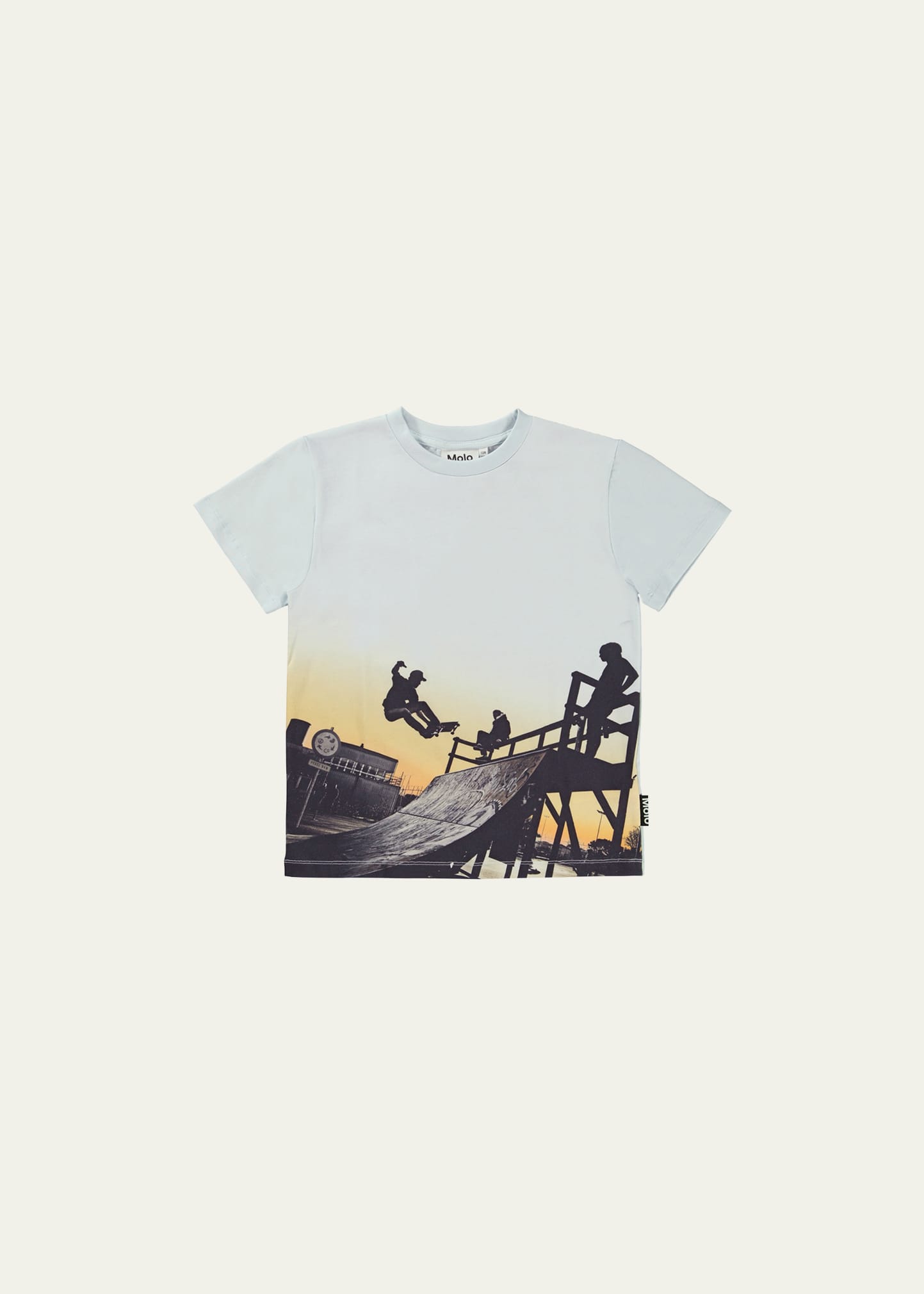 Molo Kids' Boy's Rame Skatepark Graphic T-shirt In Skate Away