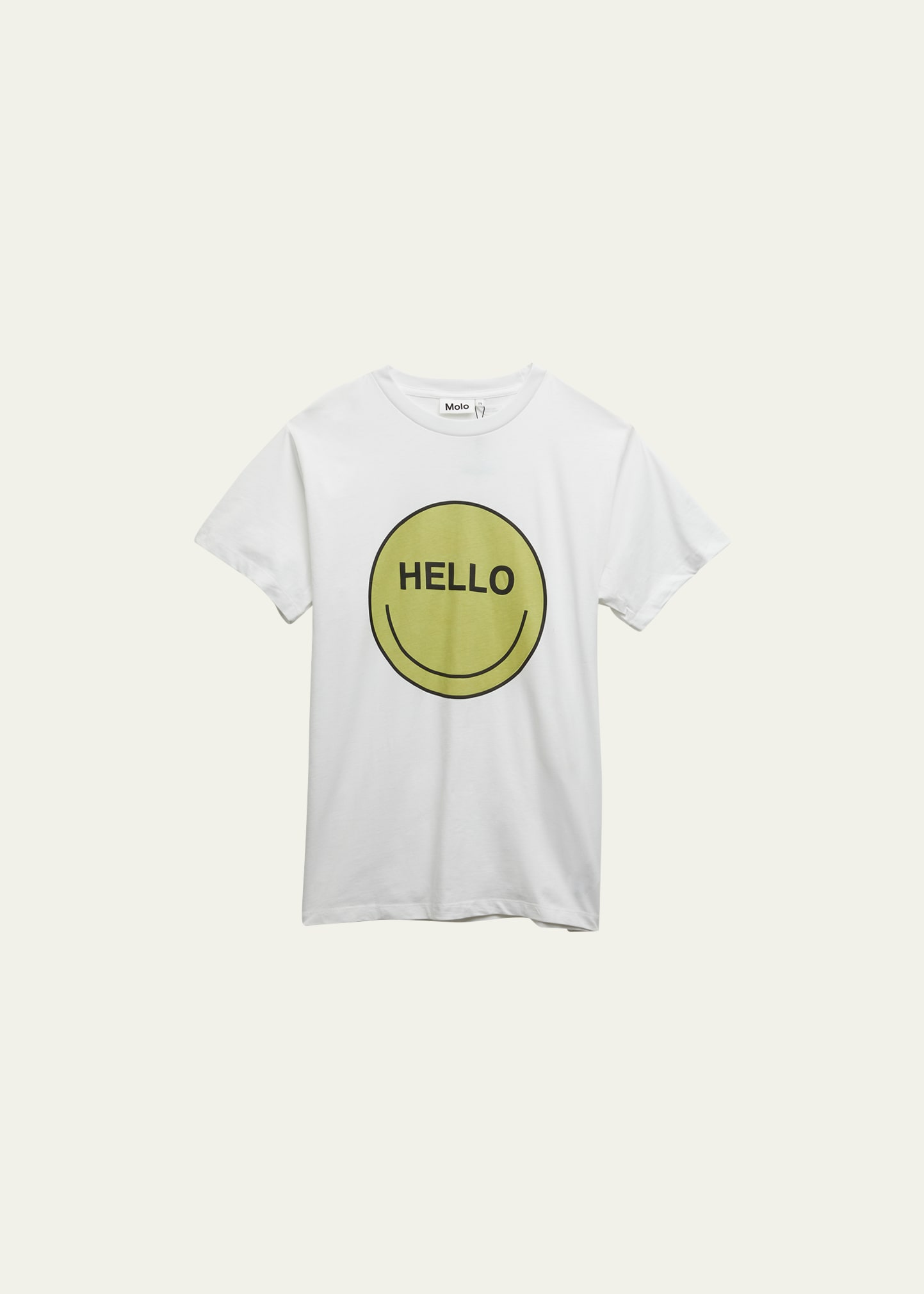 Molo Kids' Boy's Roxo Color Splash Graphic T-shirt In Hello Smile
