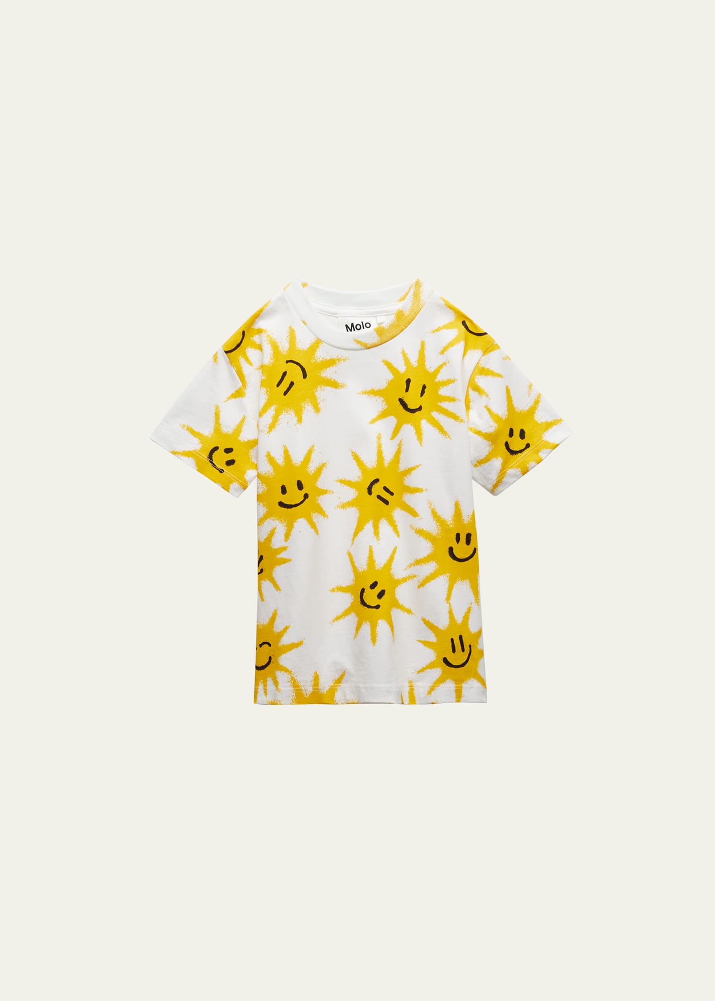 Shop Molo Boy's Roxo Color Splash Graphic T-shirt In Happy Suns