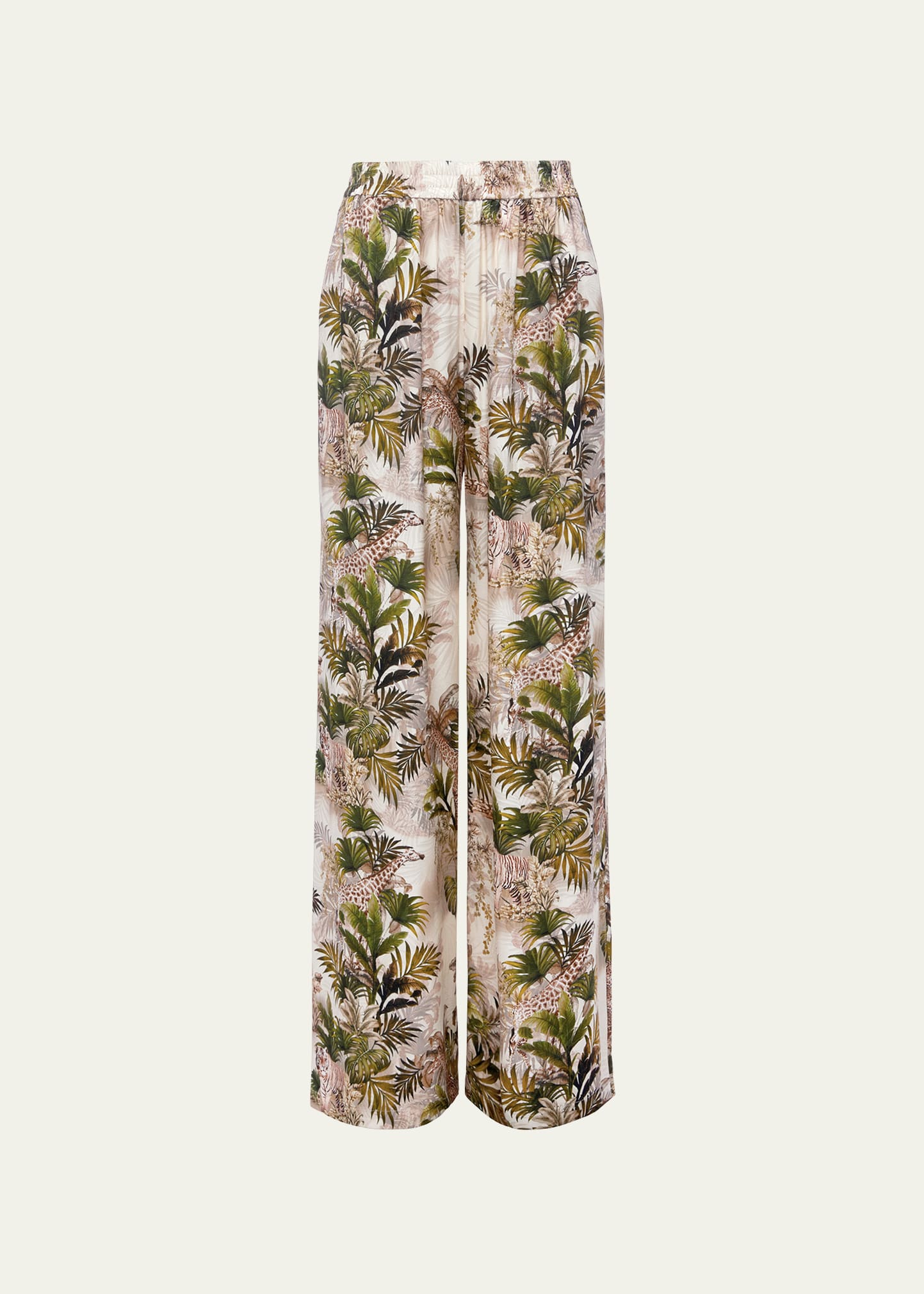 louren flower jacquard half pants