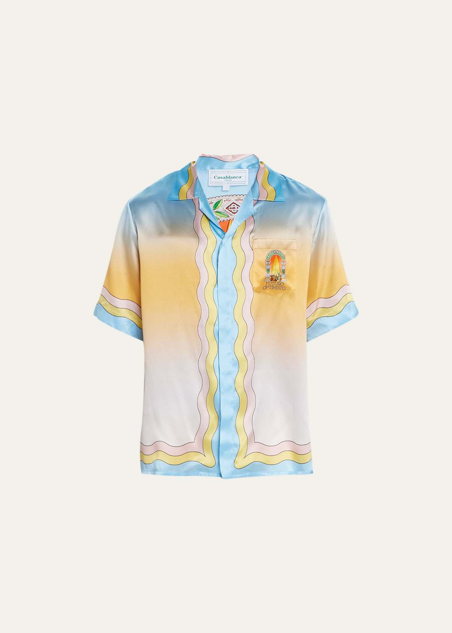 Casablanca La Danse Printed Short-sleeved Shirt In La Danse