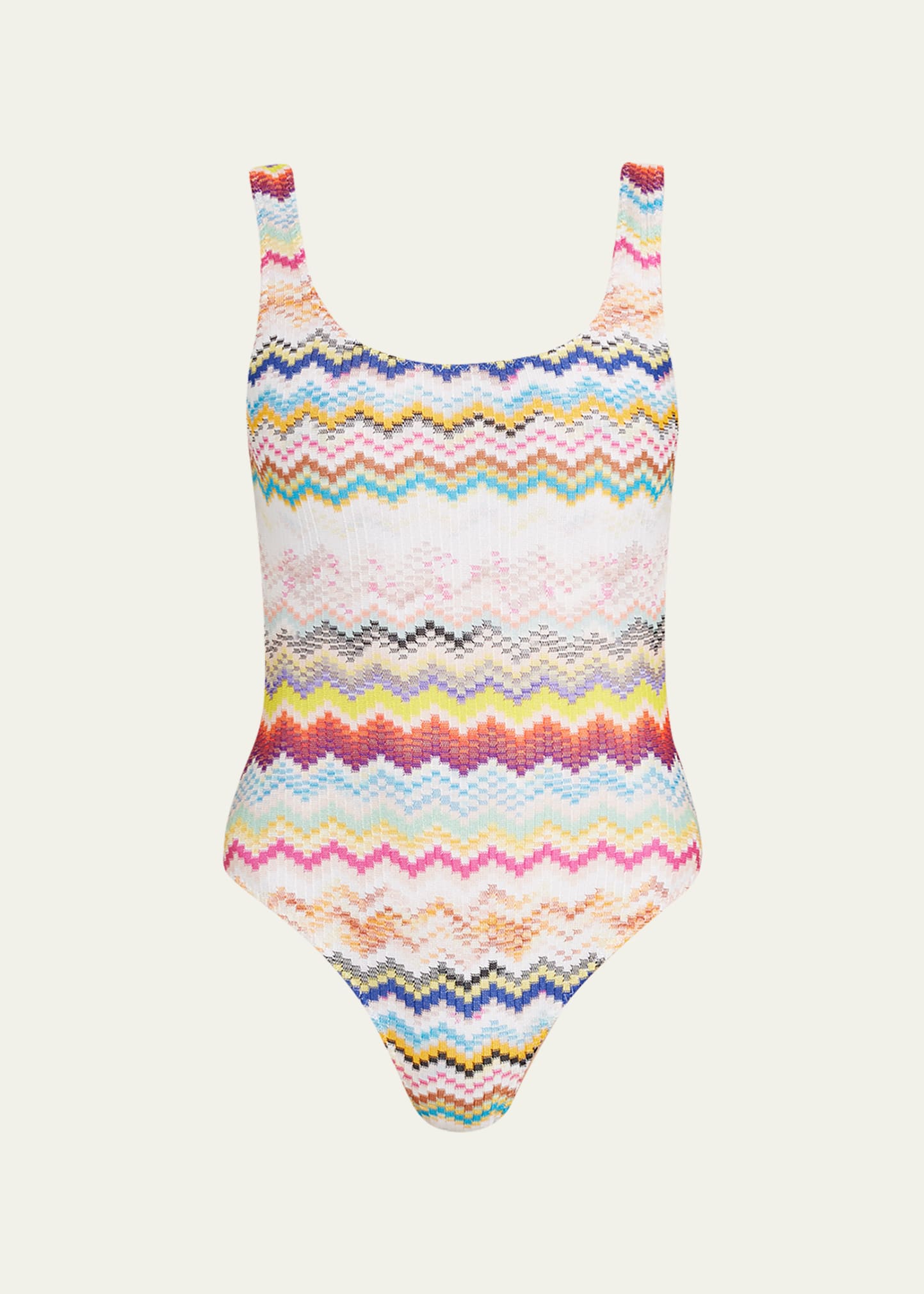 Missoni Kids' Zig-zag One-piece Swimsuit In Multicolor | ModeSens