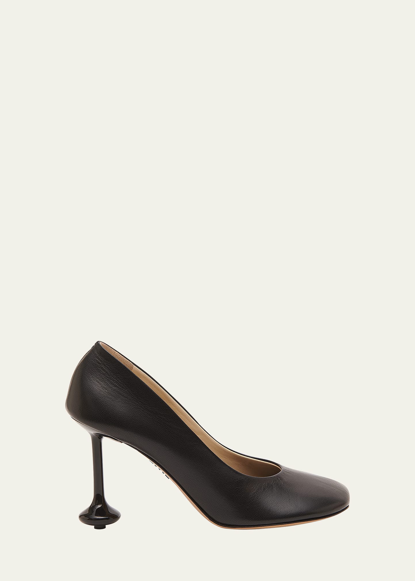 Shop Loewe Toy Leather Drop Stiletto Pumps In Black