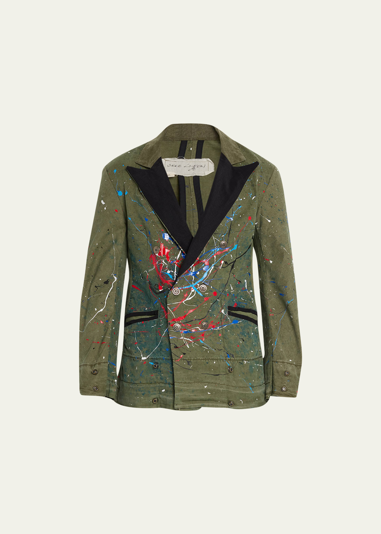 Men's Tent Paint Splatter Tuxedo Jacket