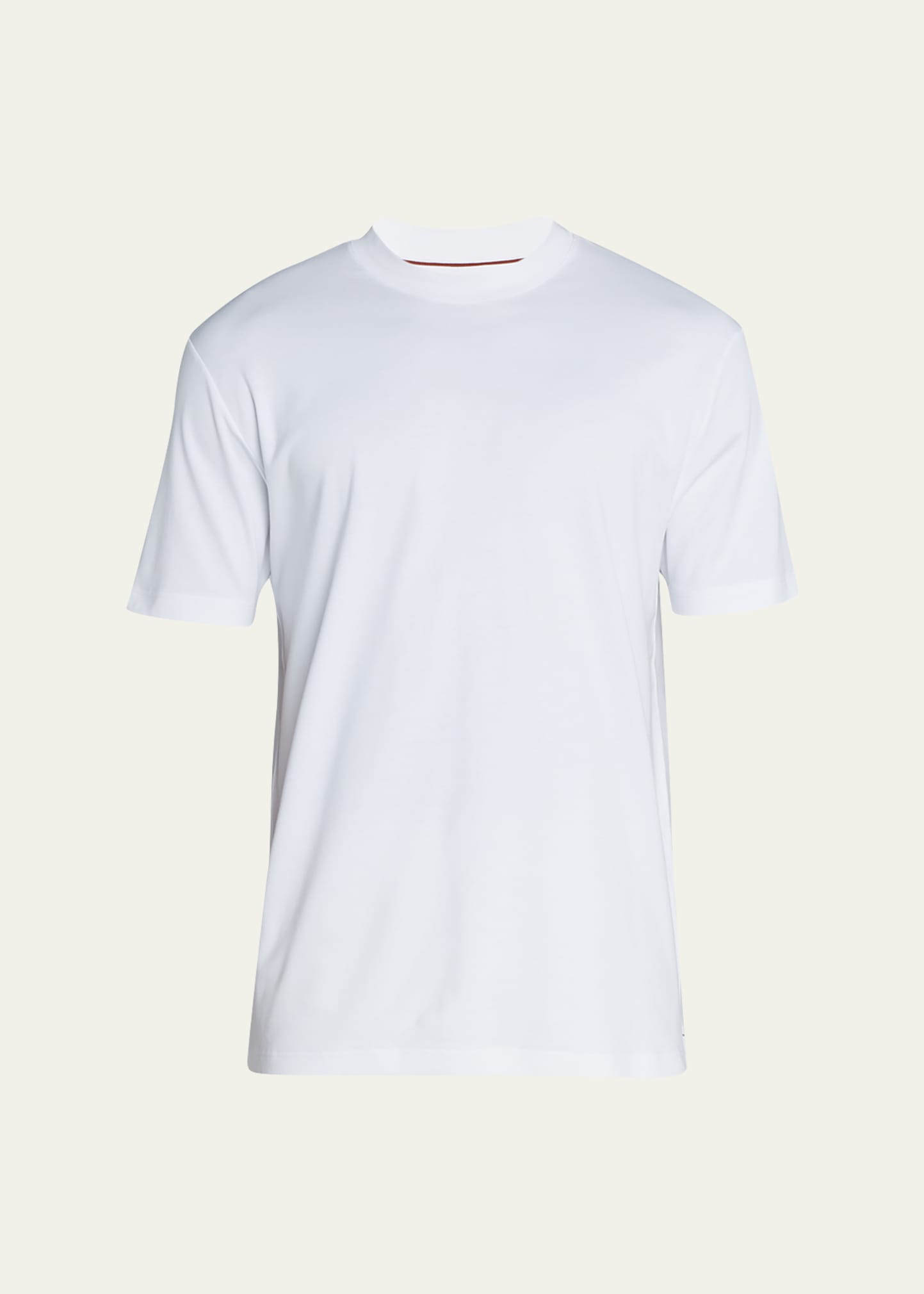 Loro Piana Men's Jersey Cotton Crewneck T-shirt In 1005 Optical Whit