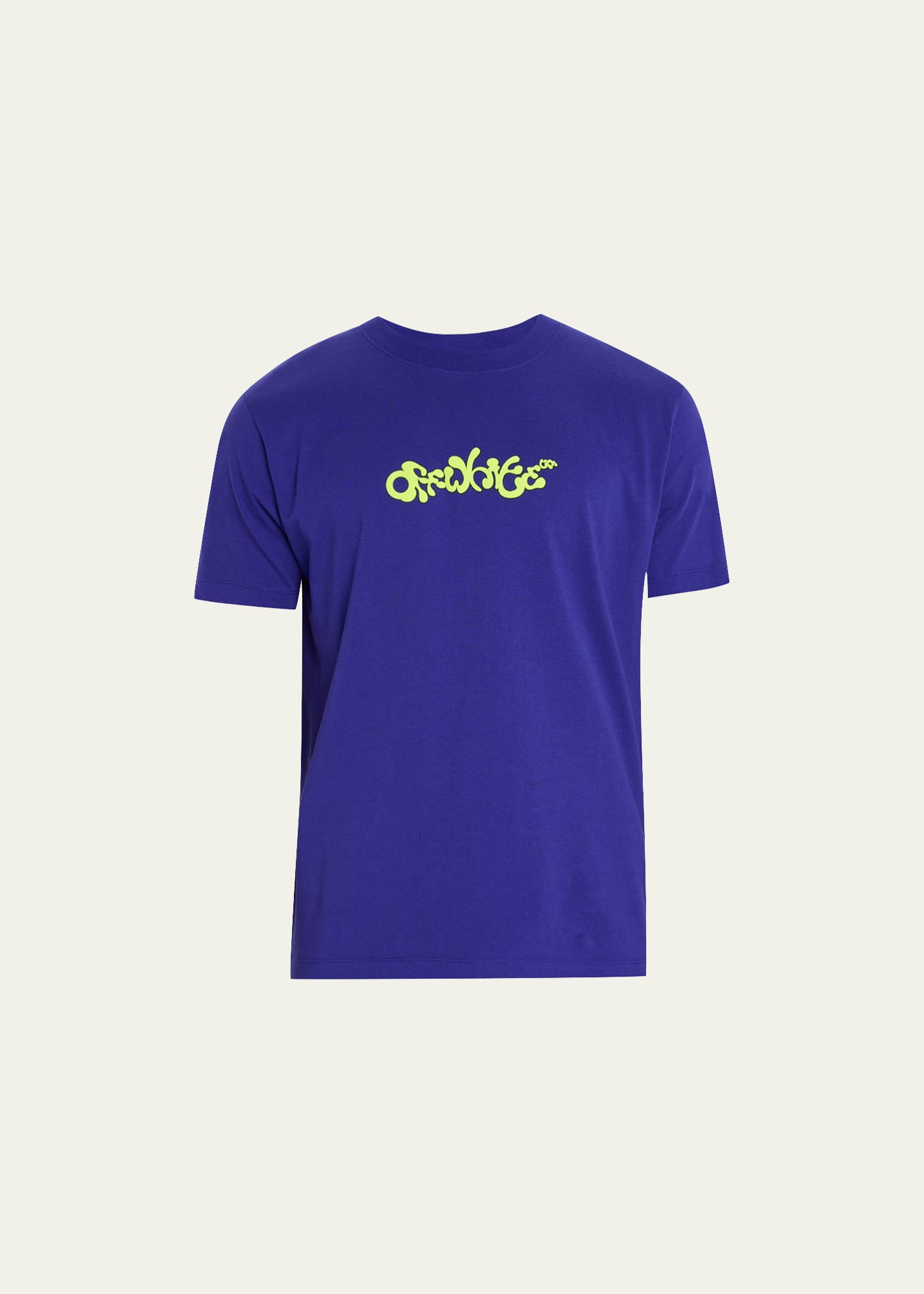 Off-white Logo-print T-shirt In Purple