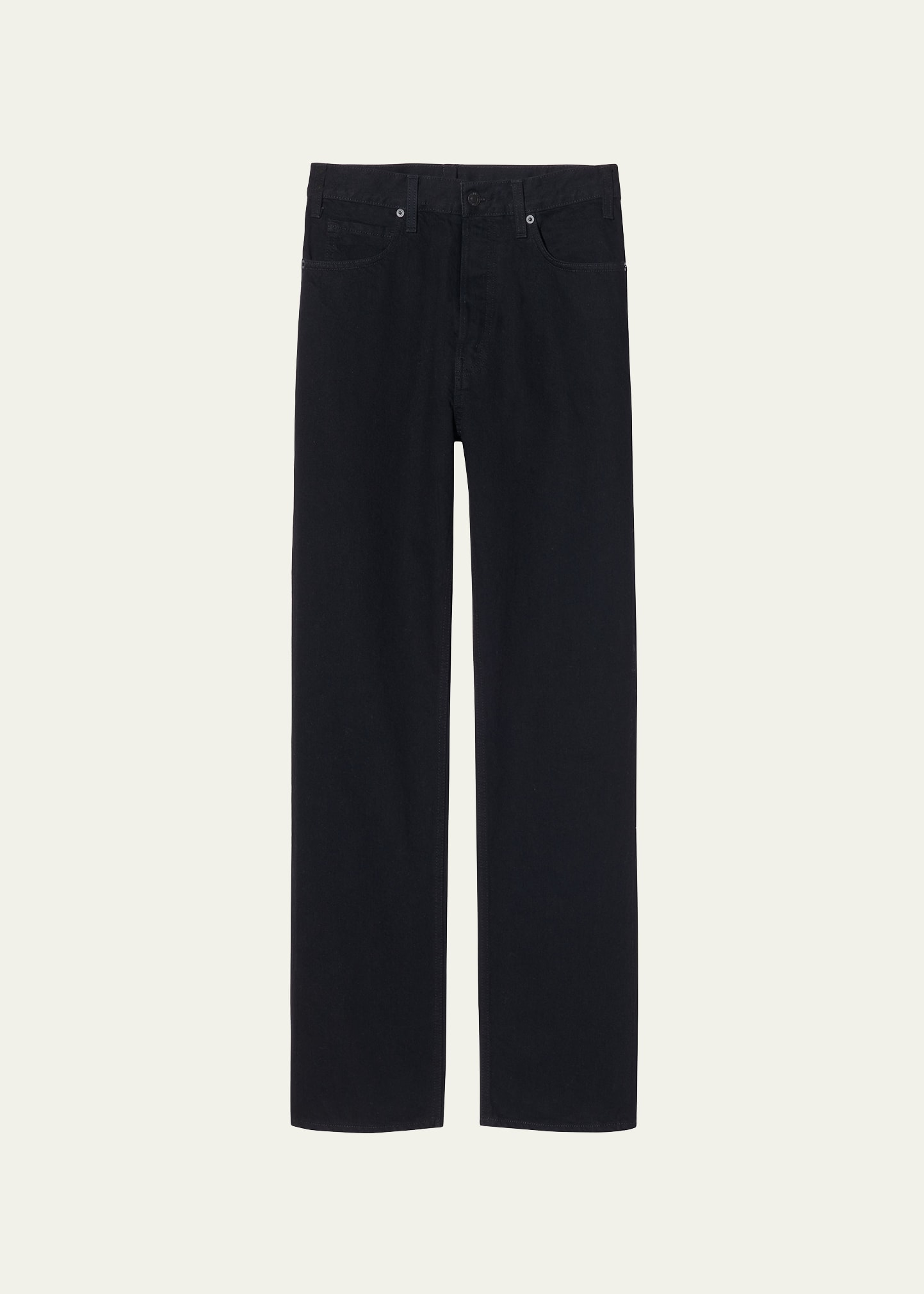 Nili Lotan Black Billie Jeans In Black
