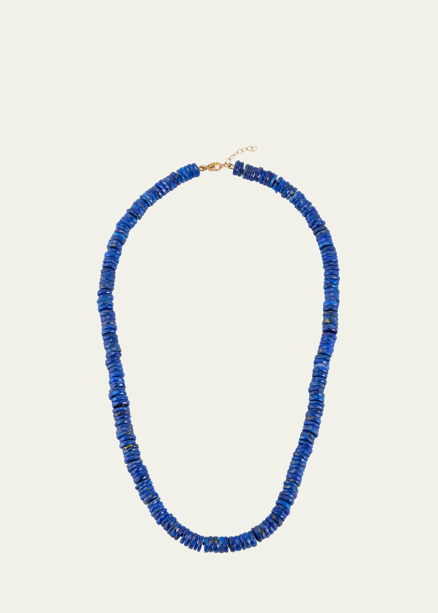 Jia Jia Lapis Fancy Cut Bead Necklace In Blue