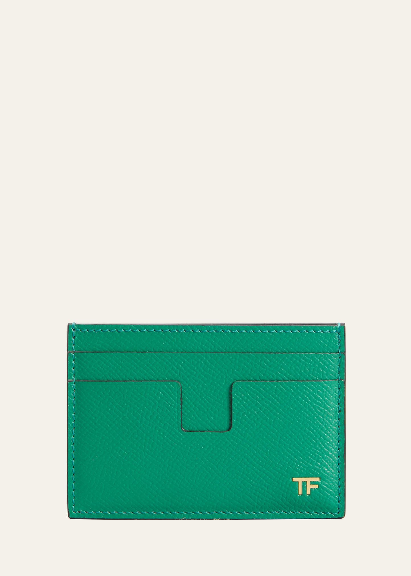 TOM FORD Men's Leather T-Line Money Clip Wallet