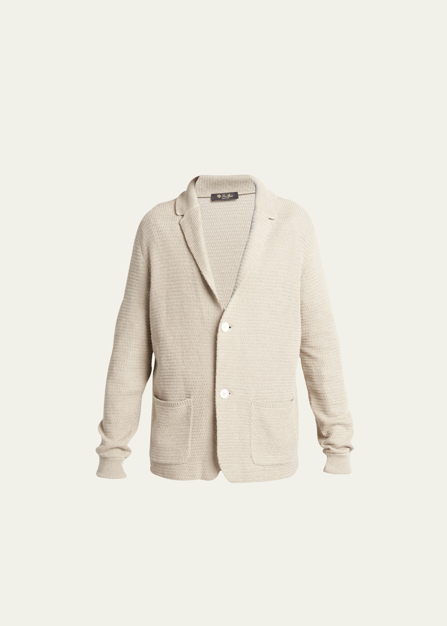 Loro Piana Silk And Linen Cardigan In Neutrals