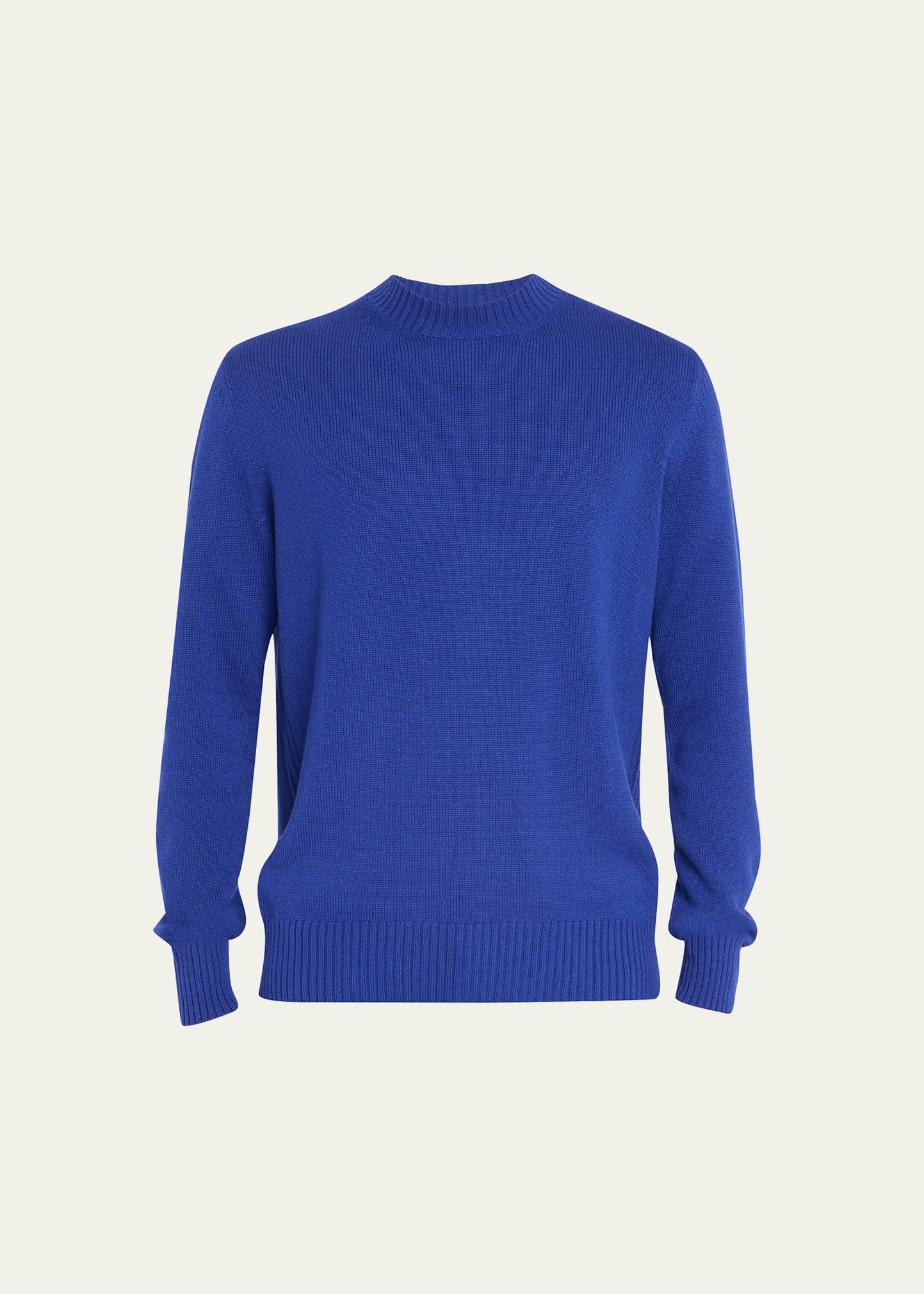 LORO PIANA MEN'S GIROCOLLO BABY CASHMERE CREWNECK SWEATER