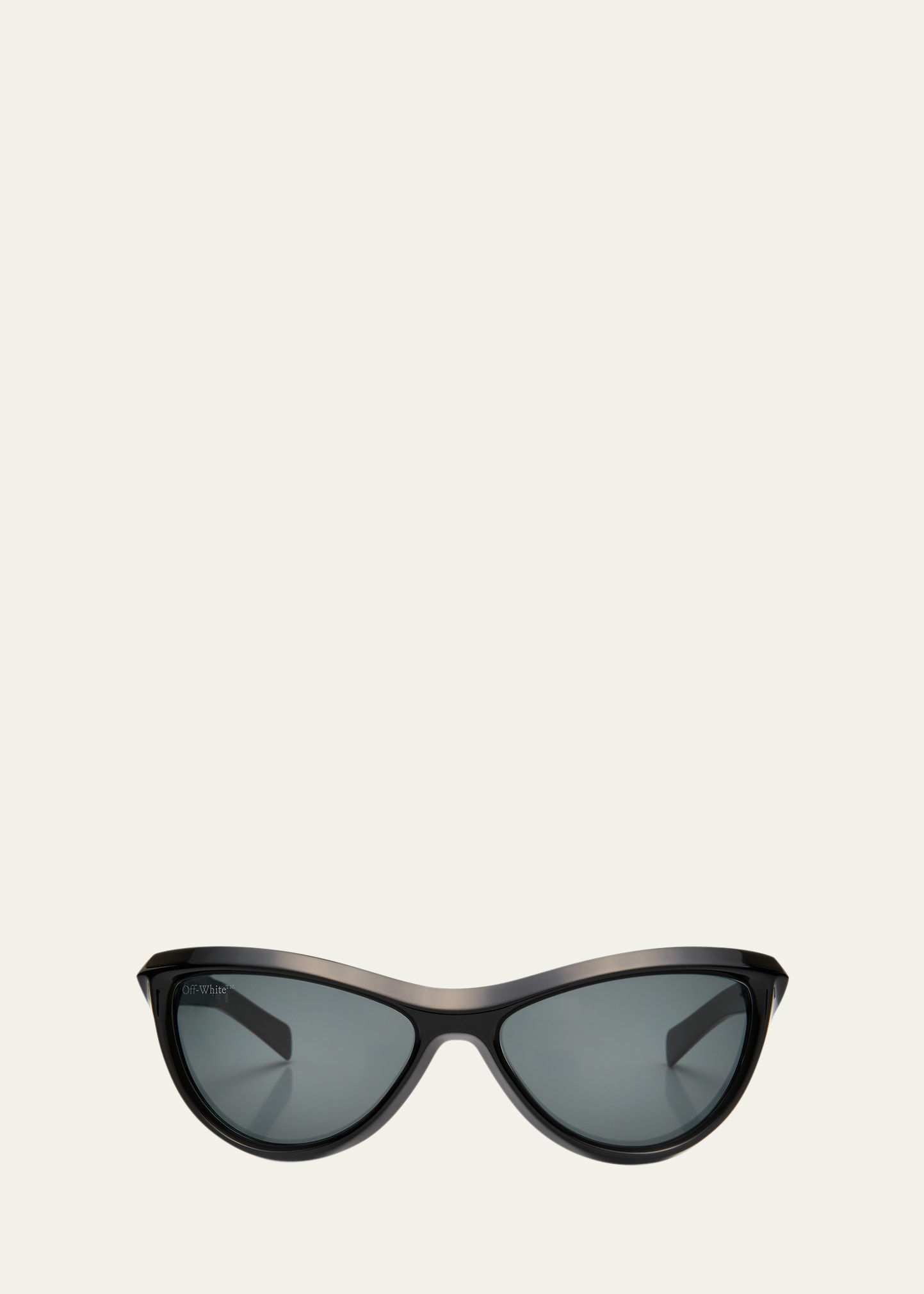 Off-white Atlanta Acetate Cat-eye Sunglasses In Black