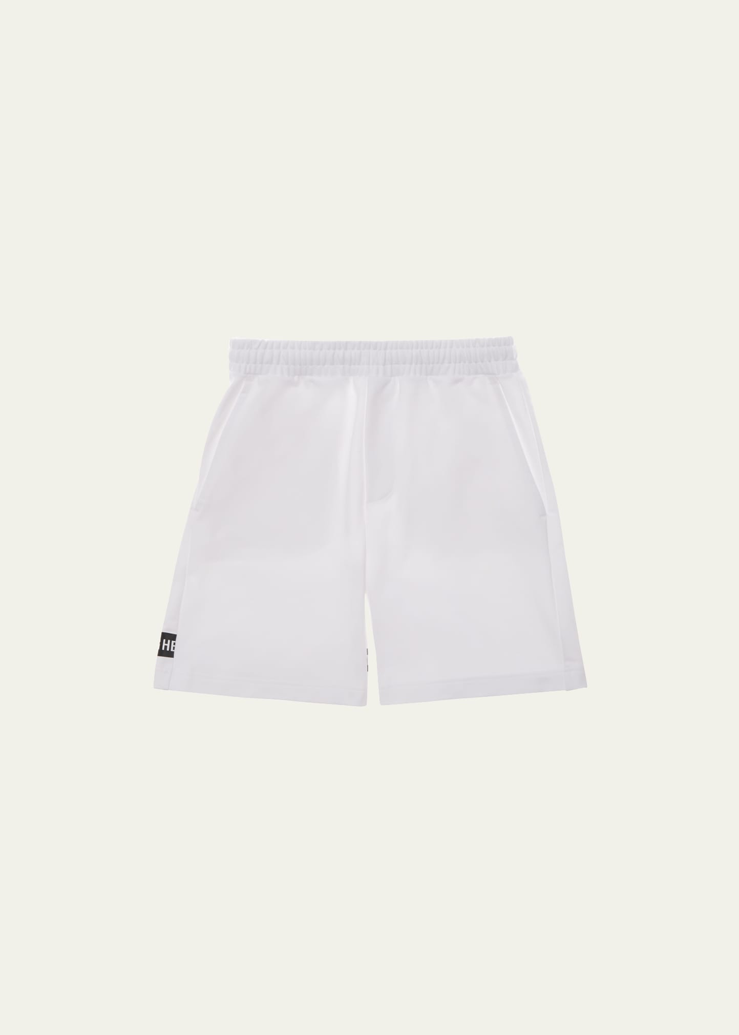 Helmut Lang Men's Sweat Shorts with Logo Stripe