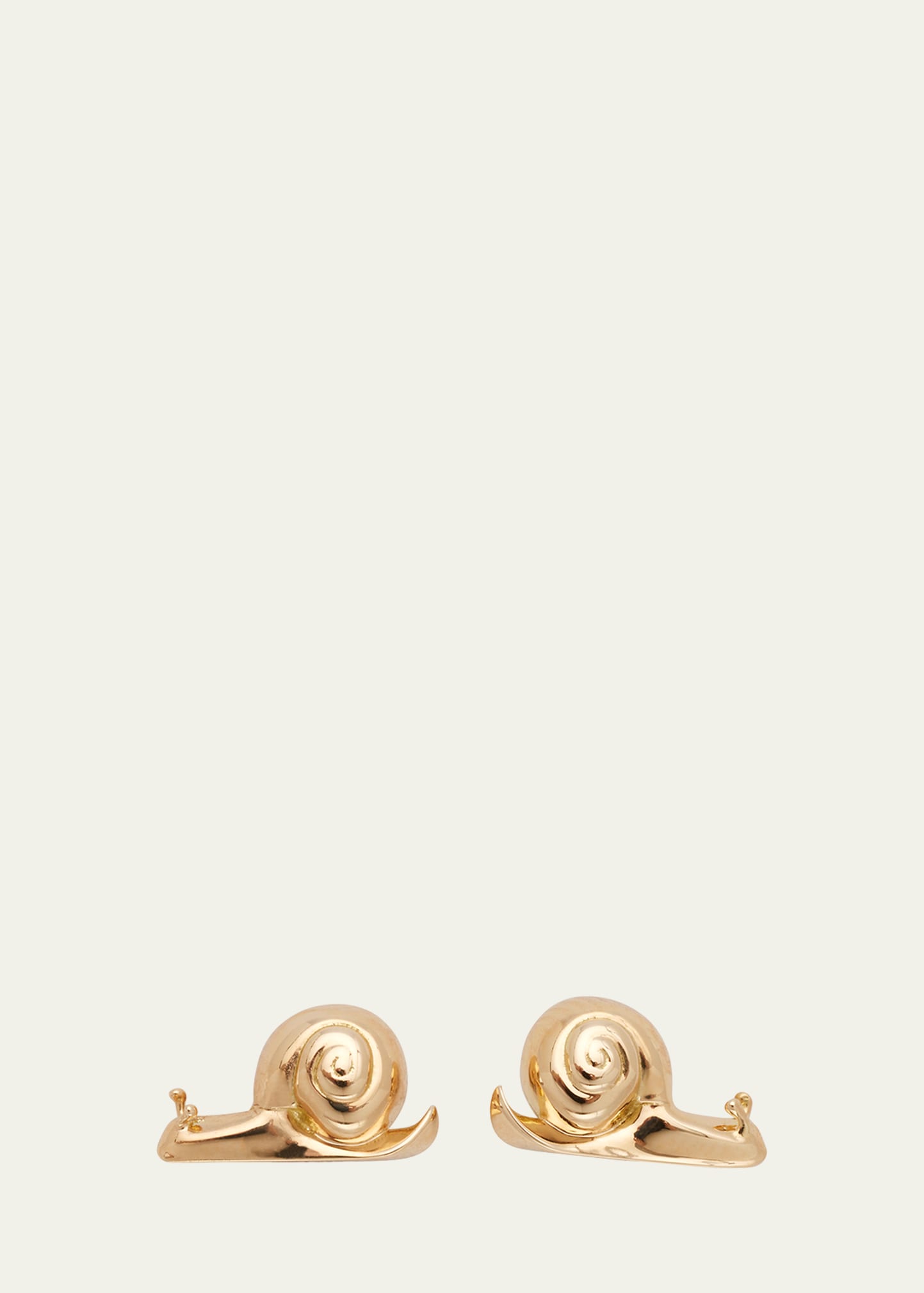 Brent Neale Snail 18kt Gold Earrings In Yg