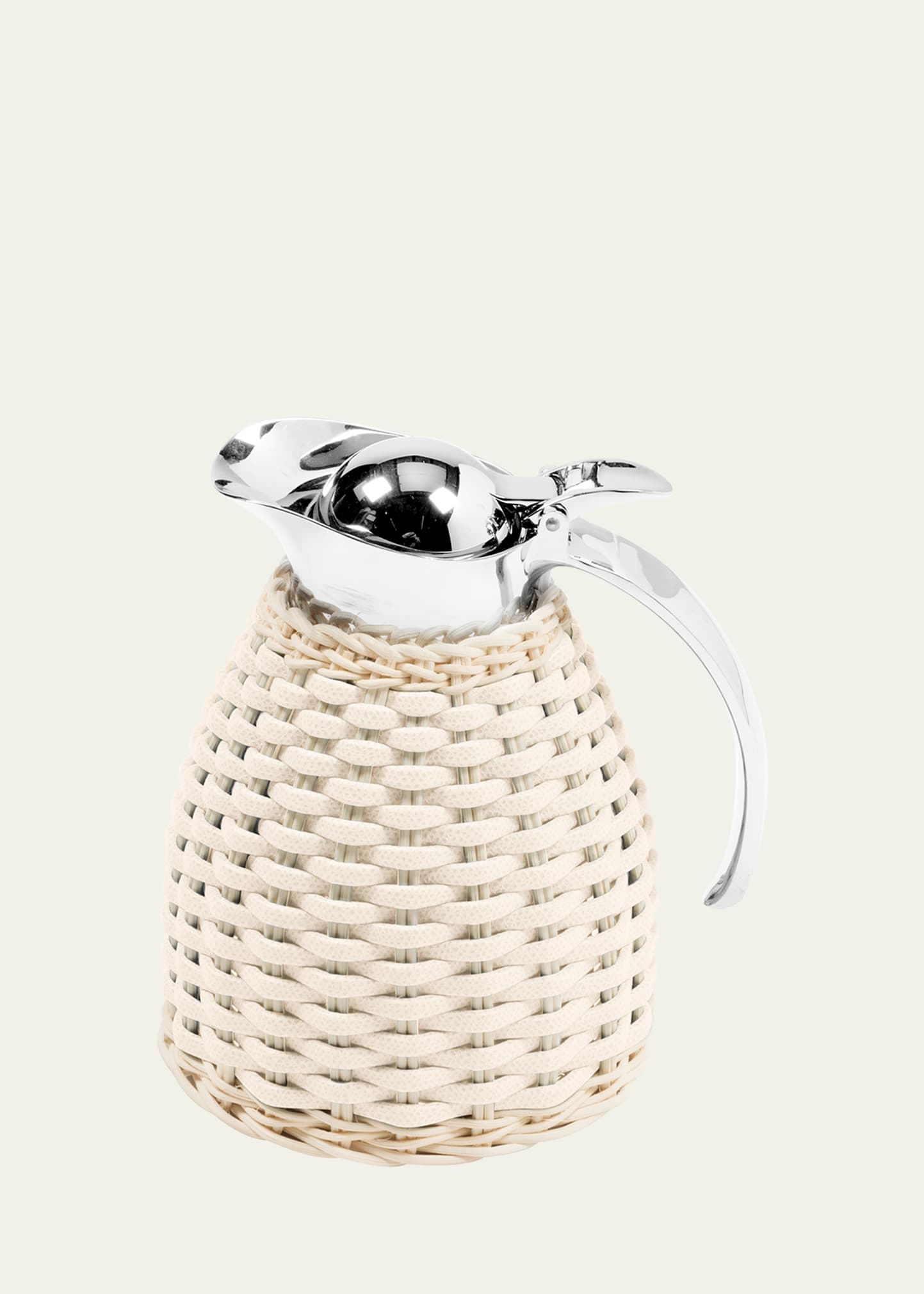 Monceau Leather and Rattan Carafe - 20 oz.