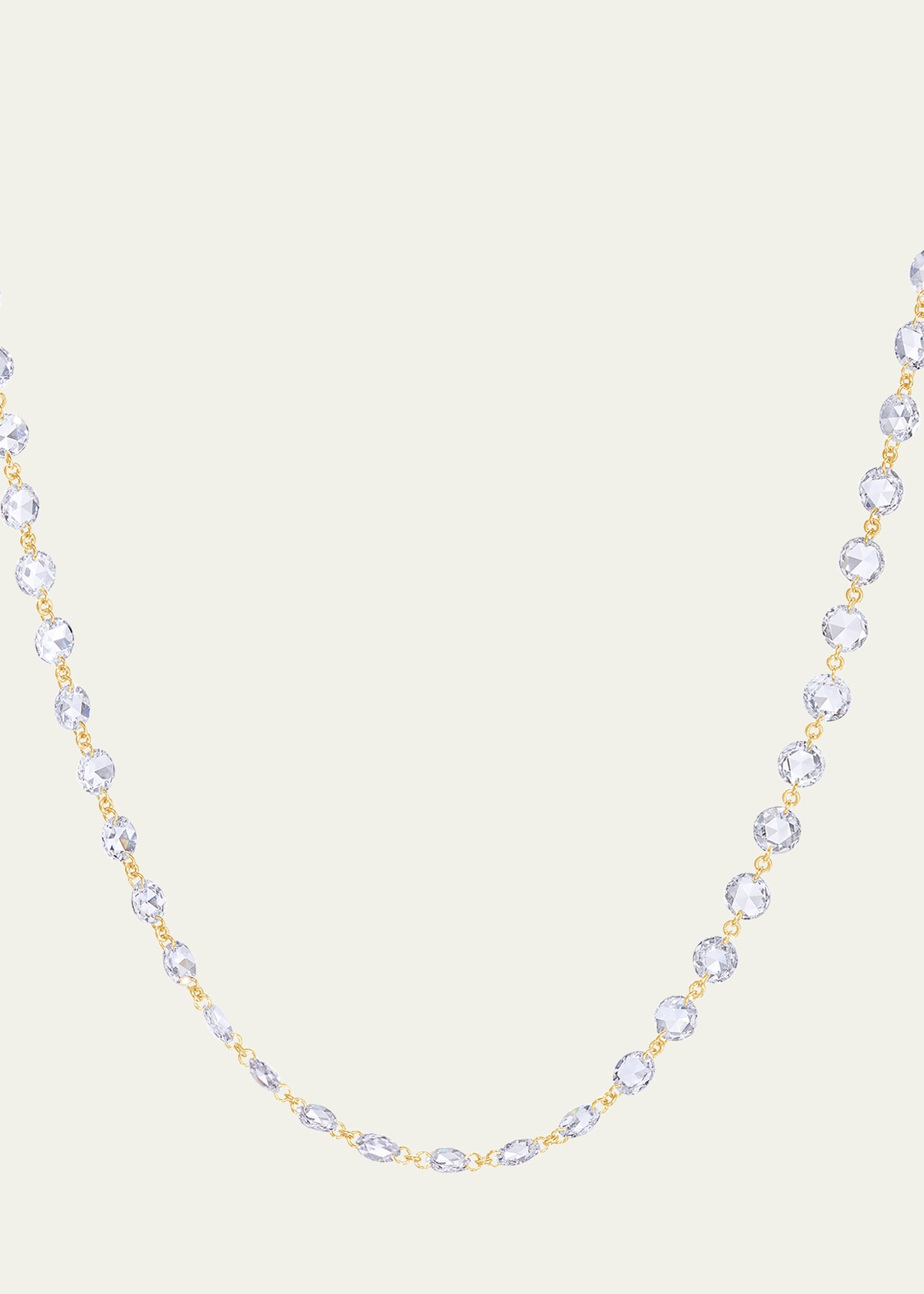 64 Facets 18k Gold Diamond Chain Necklace