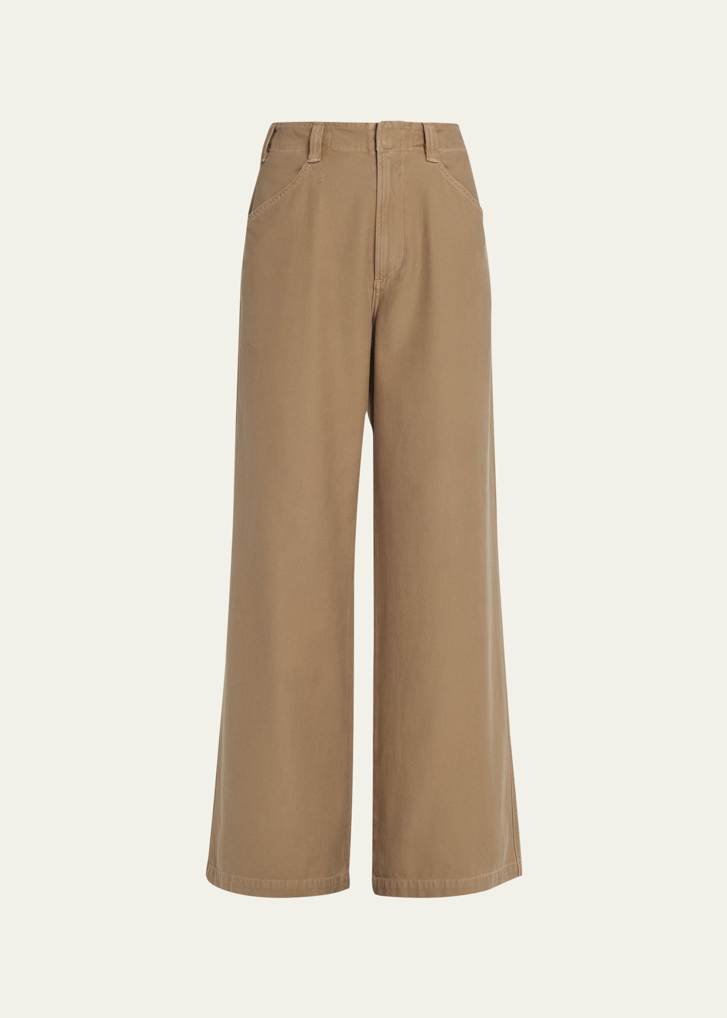 Citizens Of Humanity Paloma Utility Trousers In Dark Cocolette