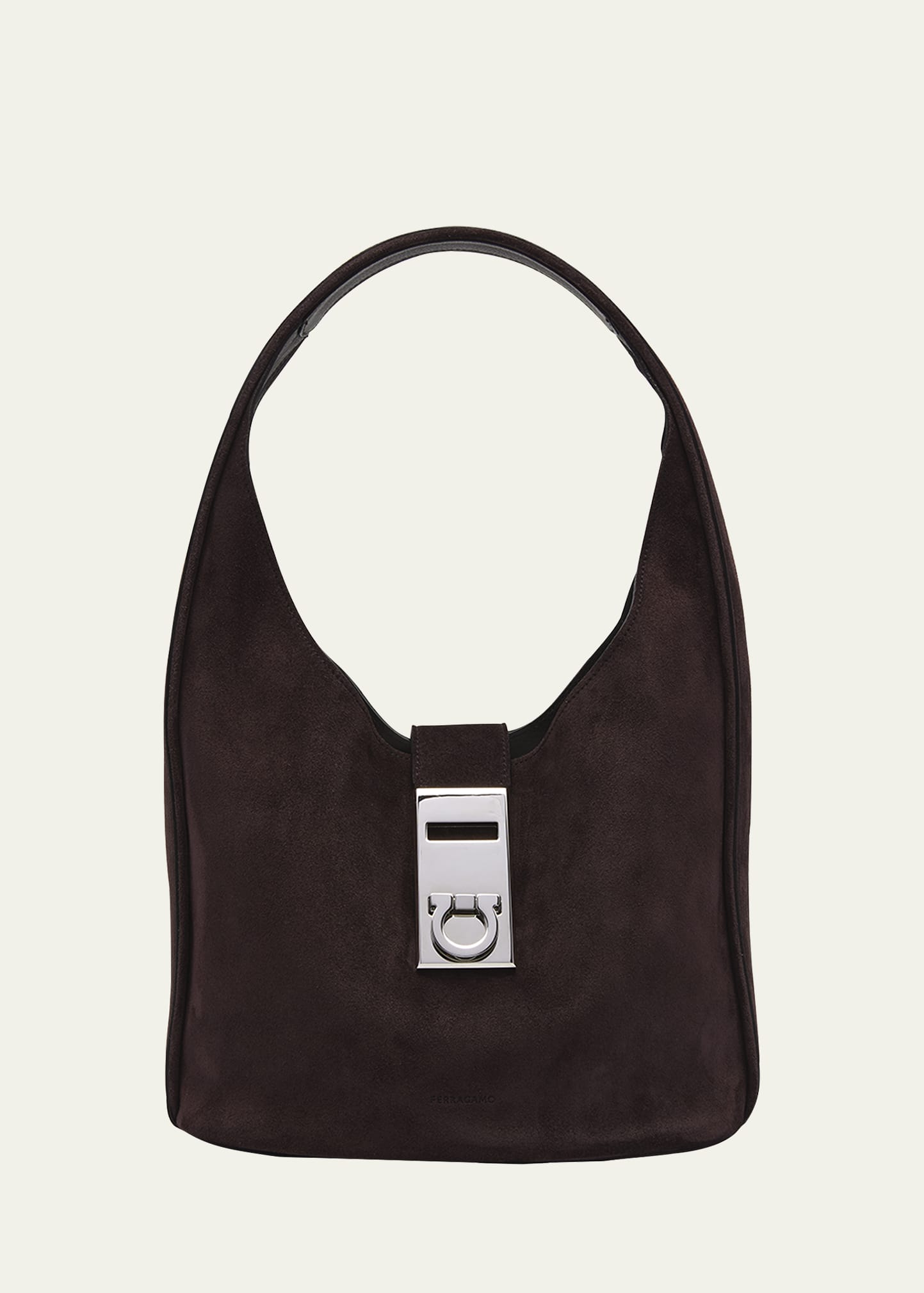 Archive Gancio Suede Hobo Bag