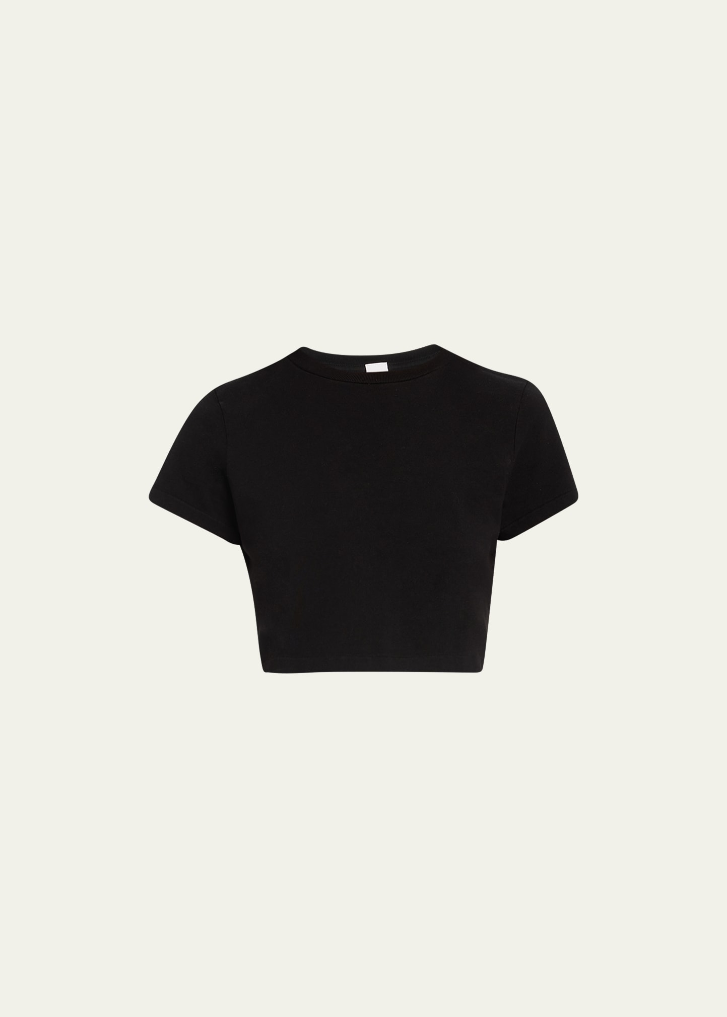 Shop Re/done Micro Tee In Black