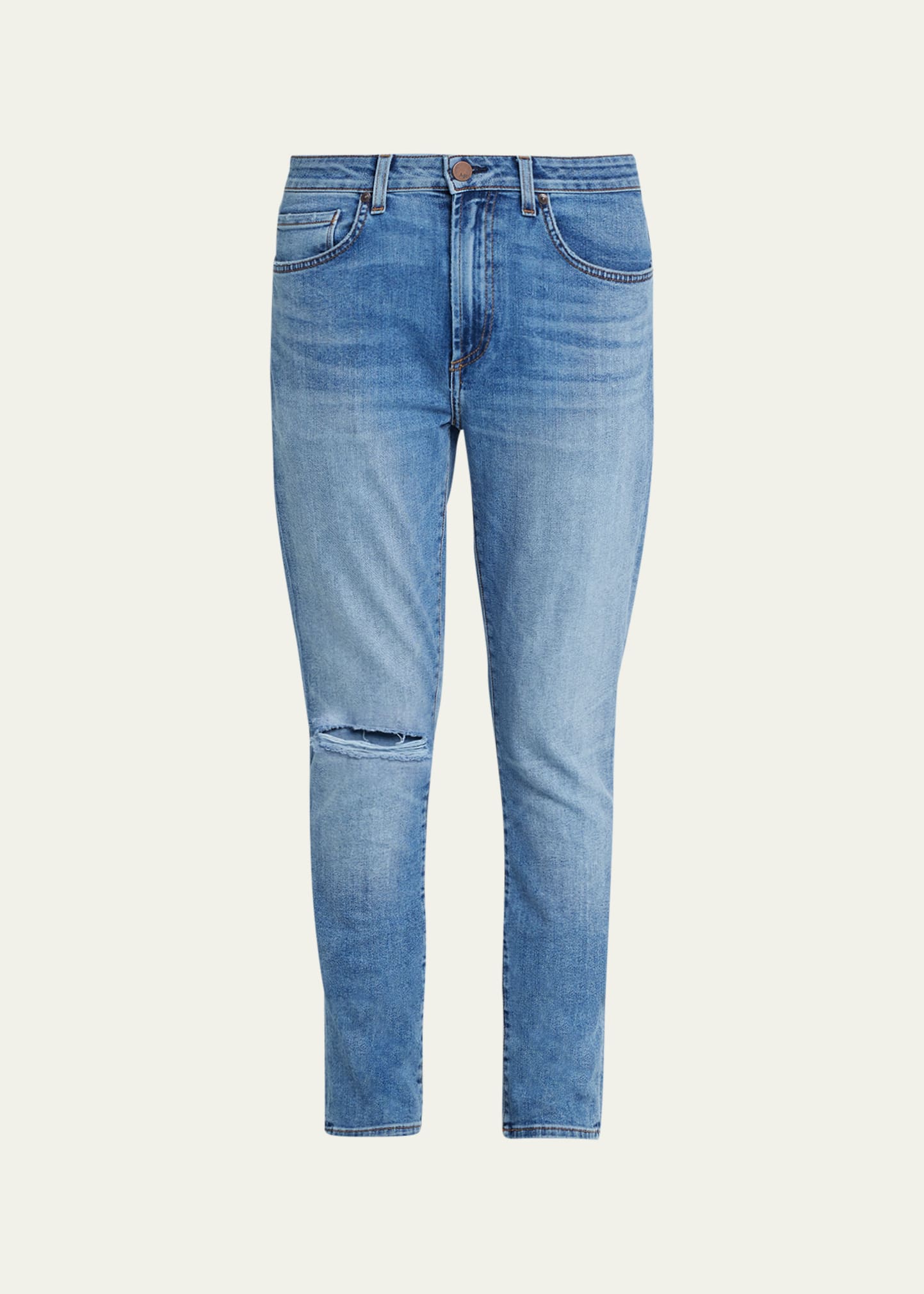 Shop Monfrere Men's Greyson Skinny-fit Jeans In Dist Aged Indigo