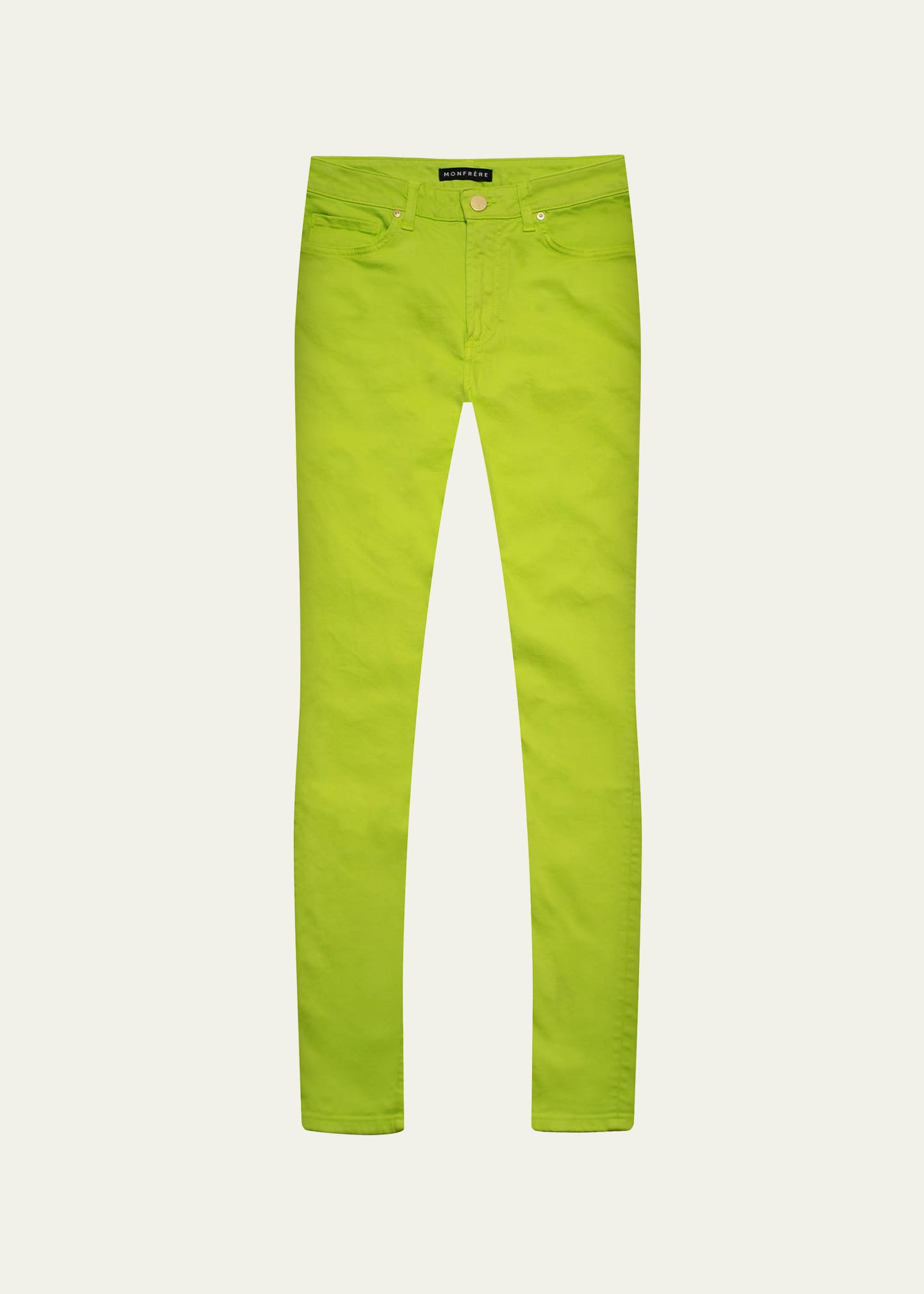 Monfrere Men's Greyson Skinny Jeans In Neon Green