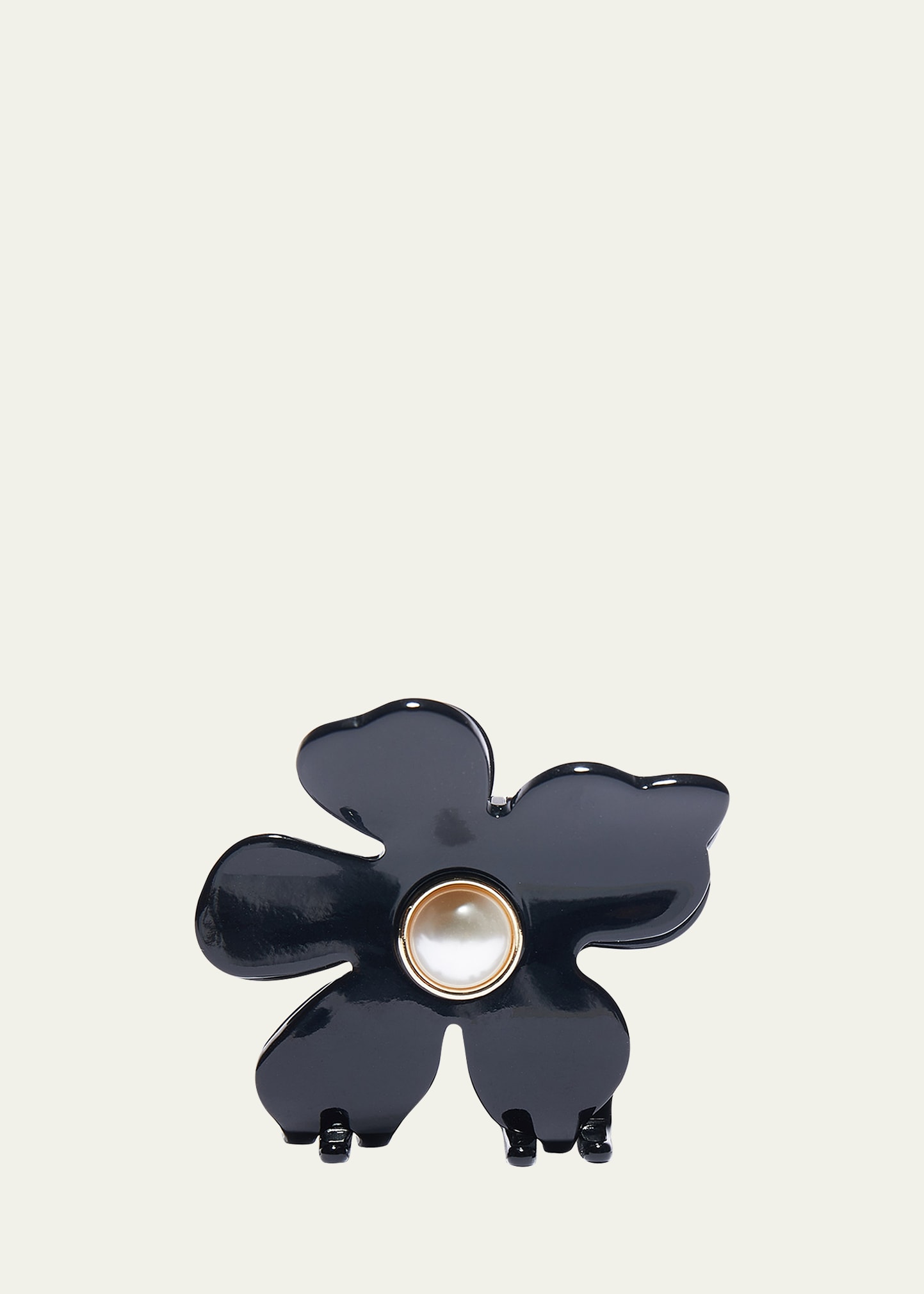 Lele Sadoughi Lily Claw Clip In Jet