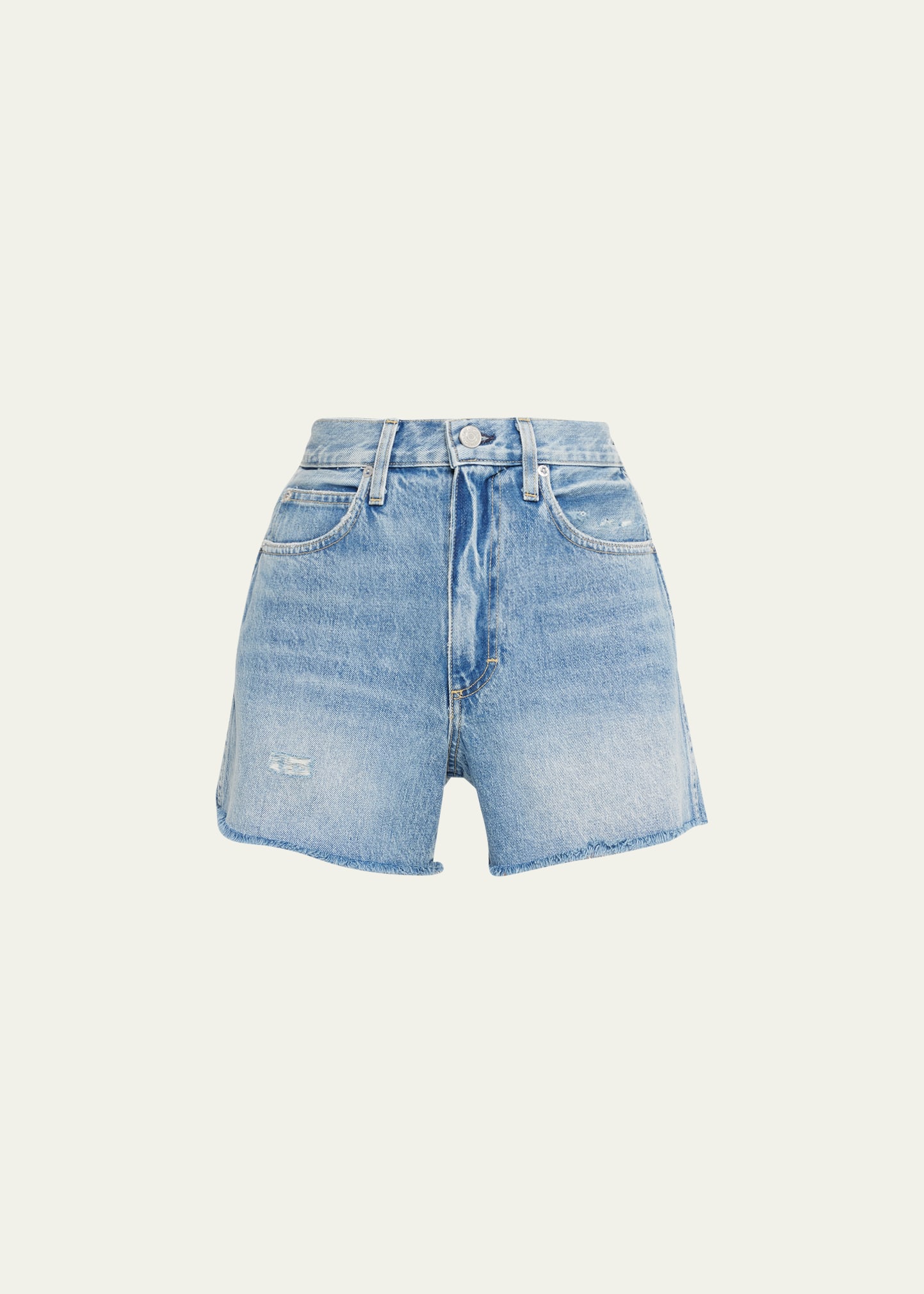 Loverboy Frayed Denim Shorts