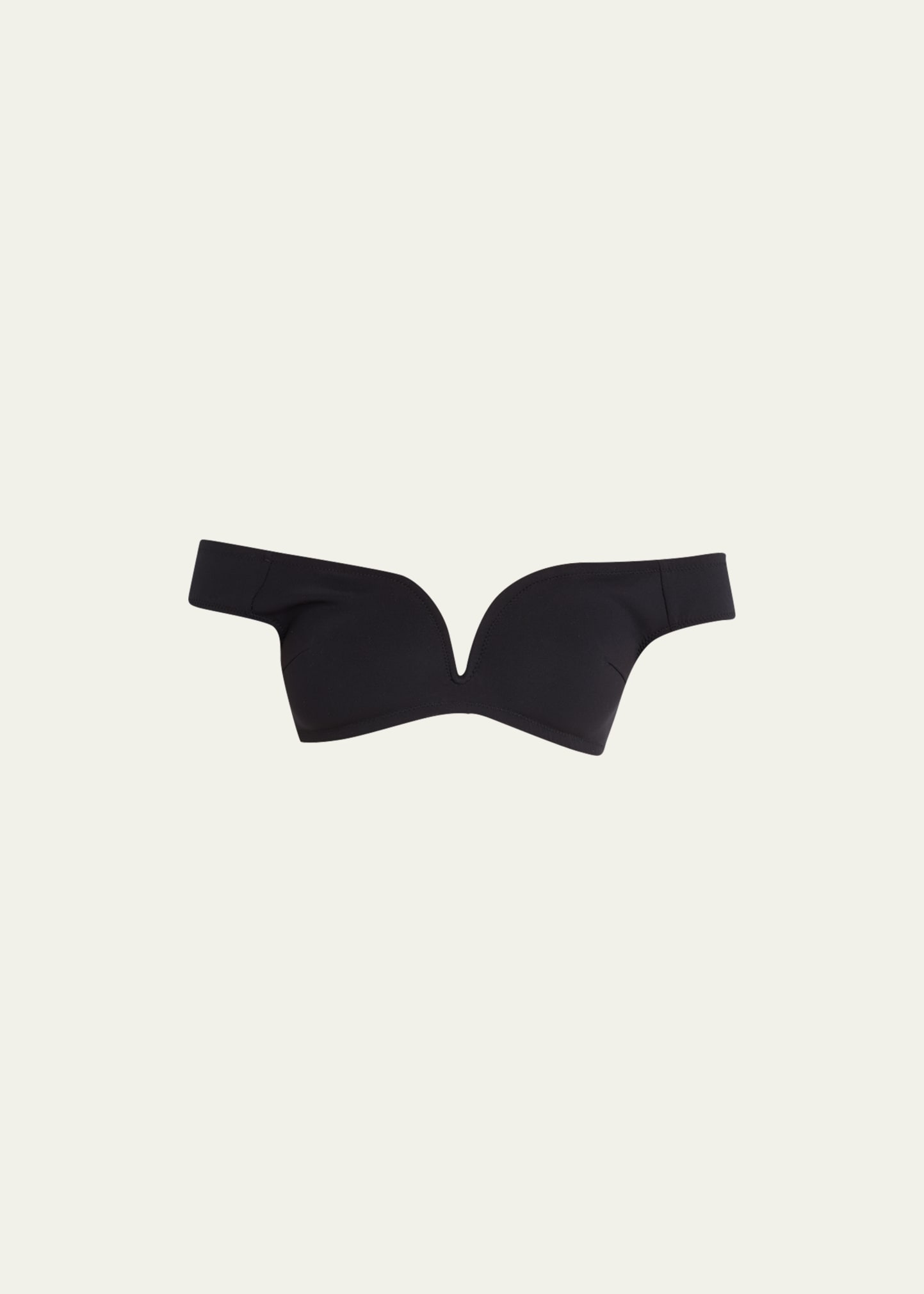 Livy Eclipse Bandeau Bikini Top In Black