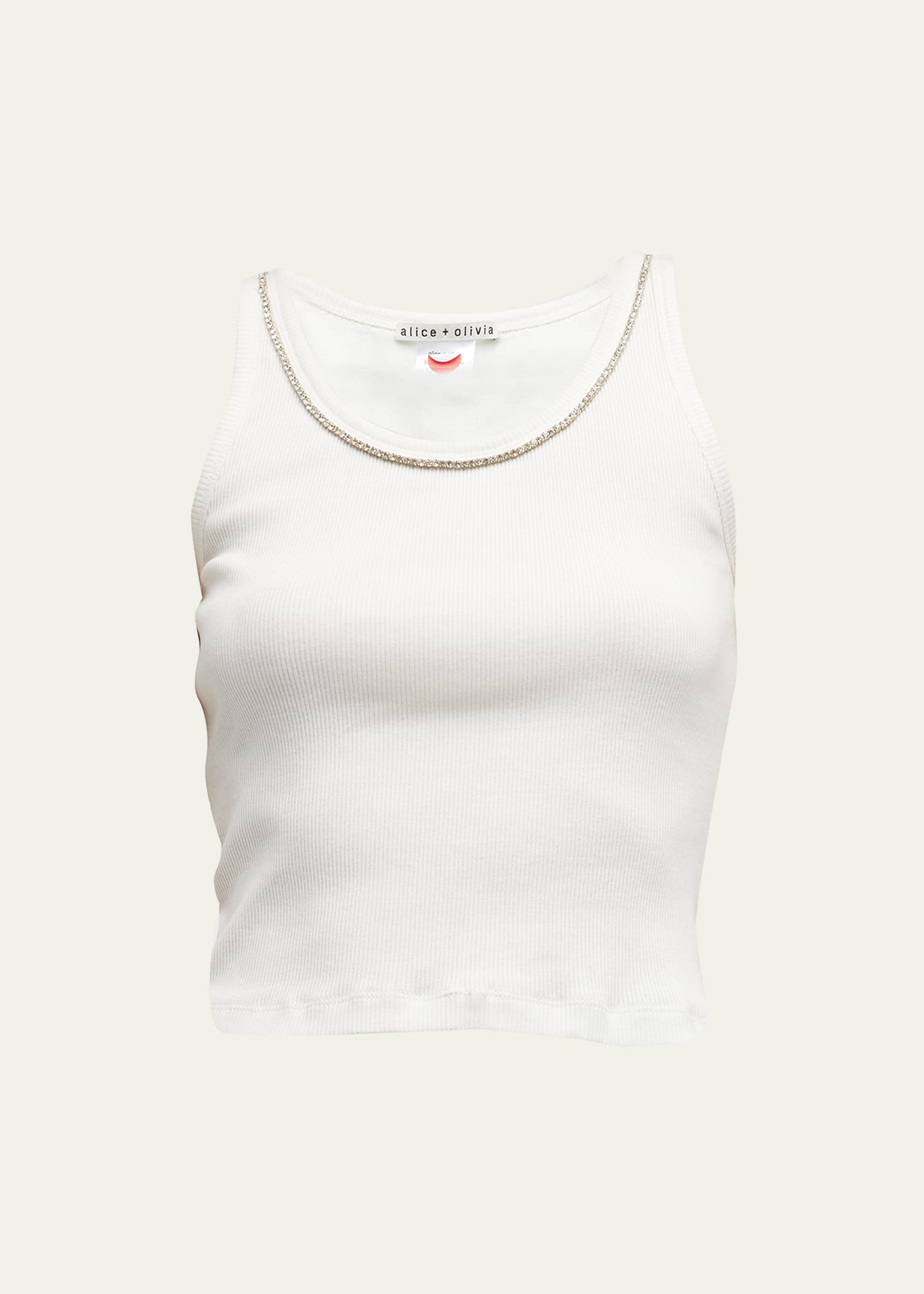 Allen Embellished-Neck Tank Top