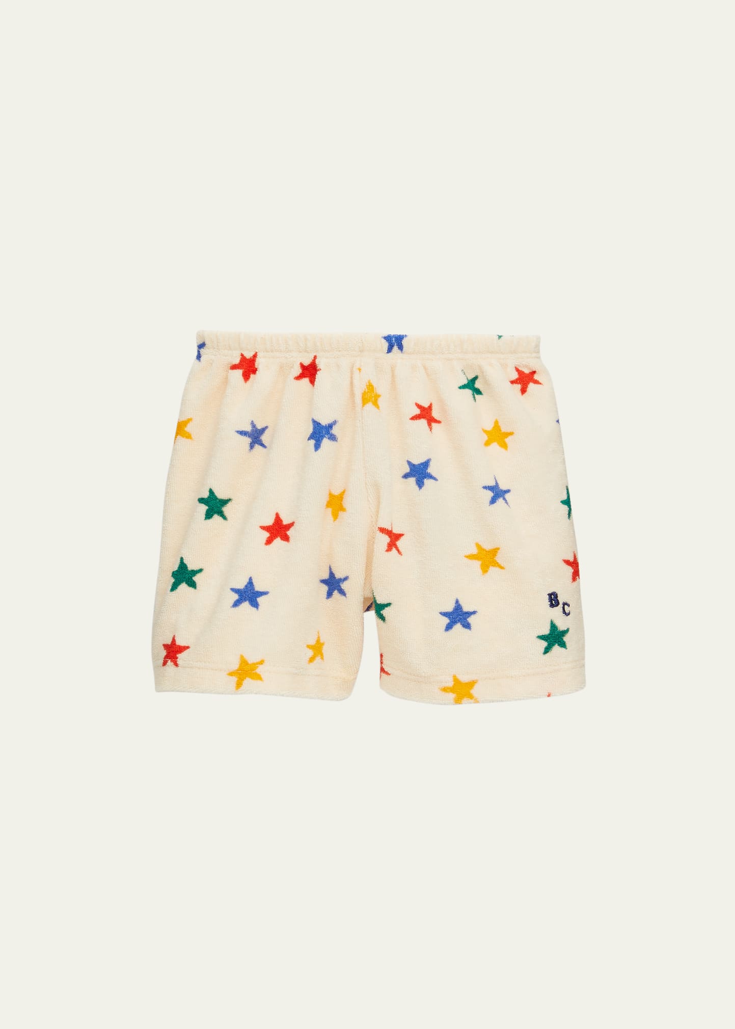 Bobo Choses Girl's Multicolor Stars Terry Shorts, Size 6M-24M