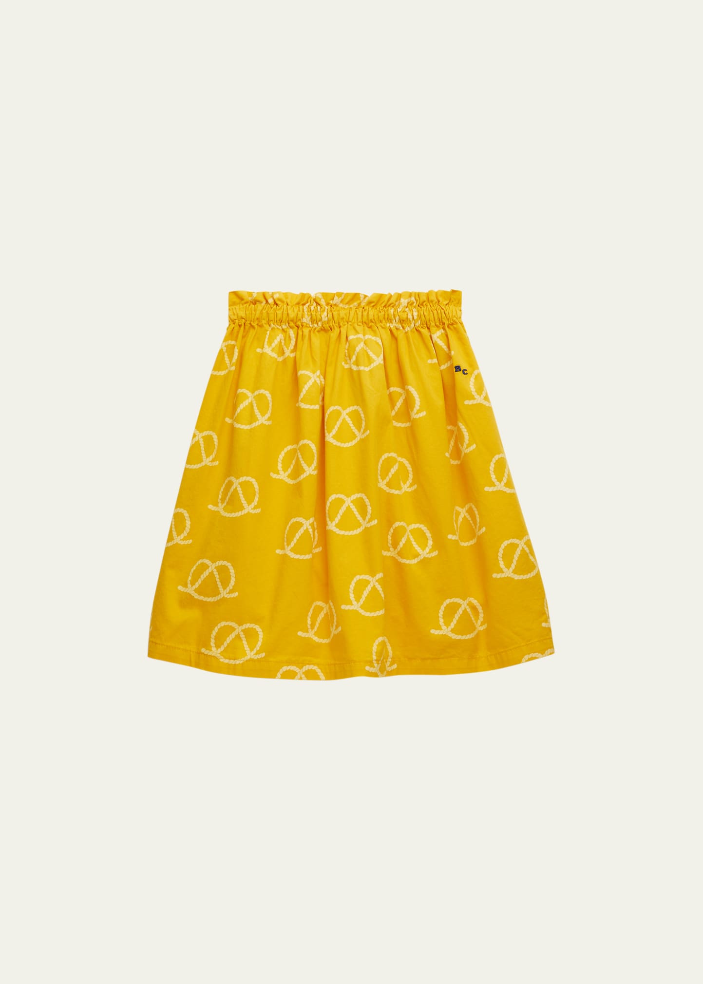 Bobo Choses Girl's Pretzel Rope-Print Skirt, Size 2-11