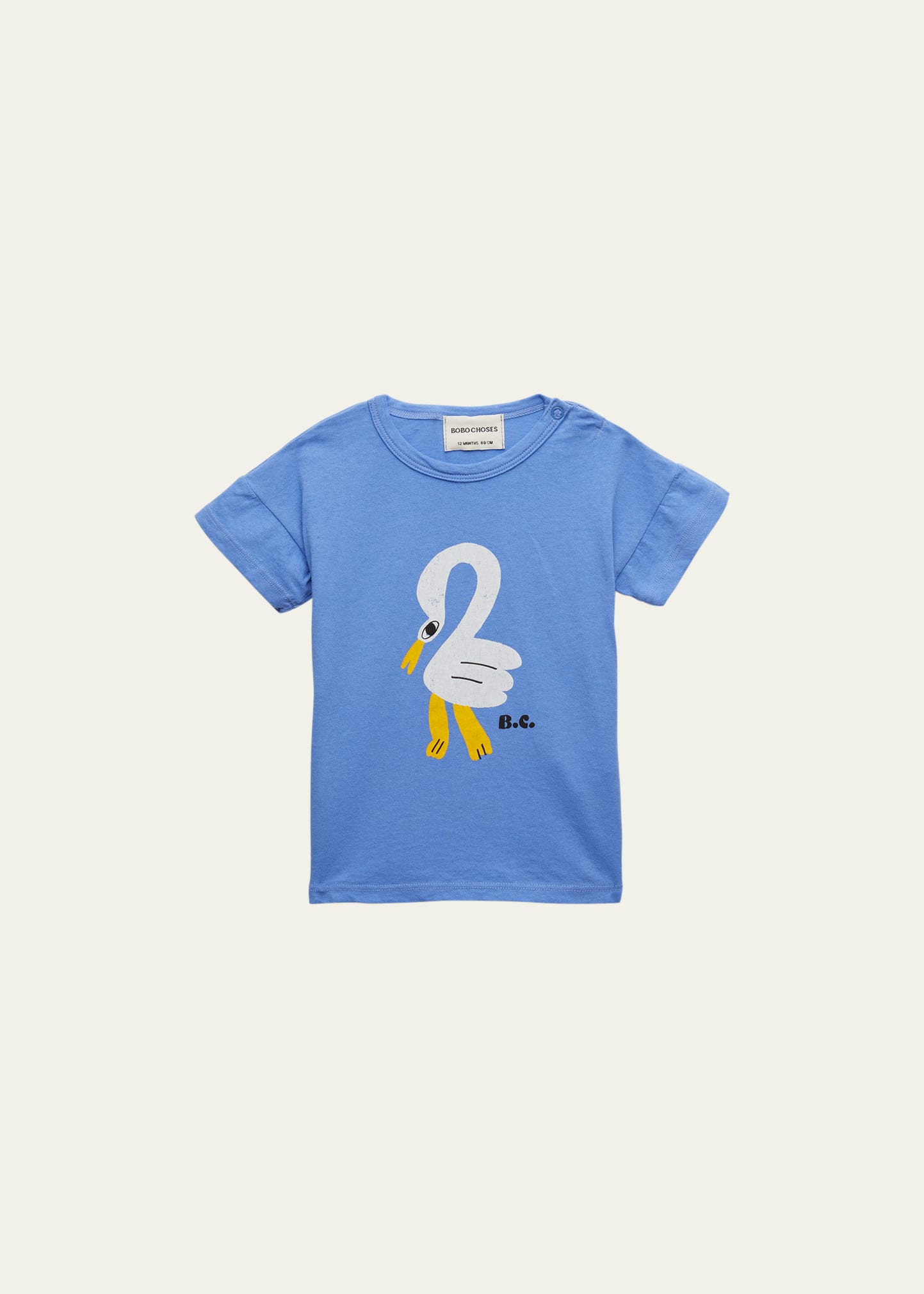 Bobo Choses Girl's Pelican Graphic T-Shirt, Size 6M-24M