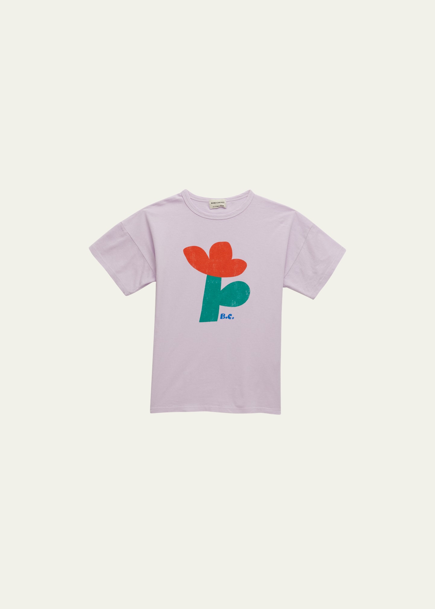 Bobo Choses Girl's Sea Flower Graphic Print T-Shirt, Size 2-13