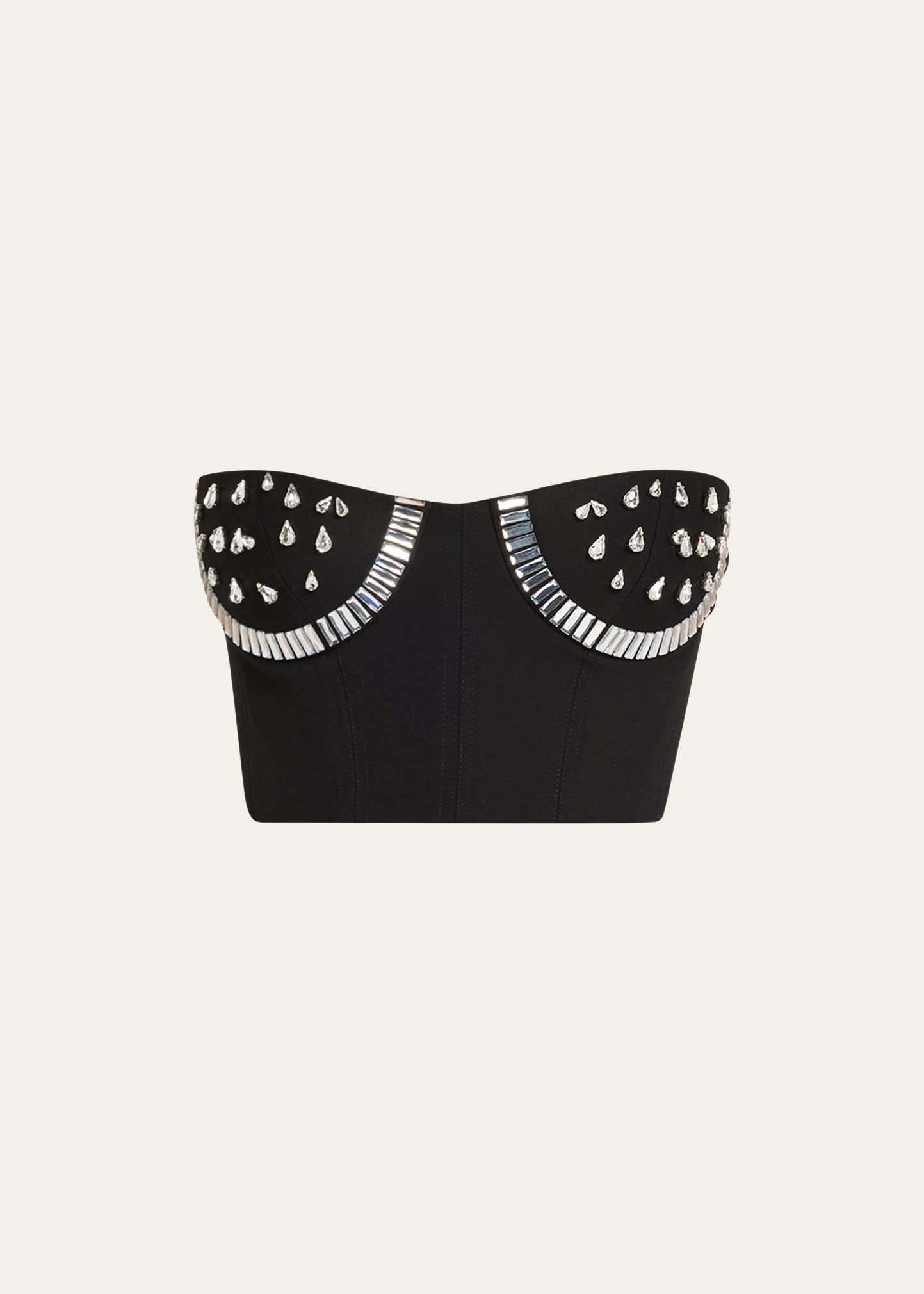 AREA CRYSTAL WATERMELON CUP BUSTIER TOP 
