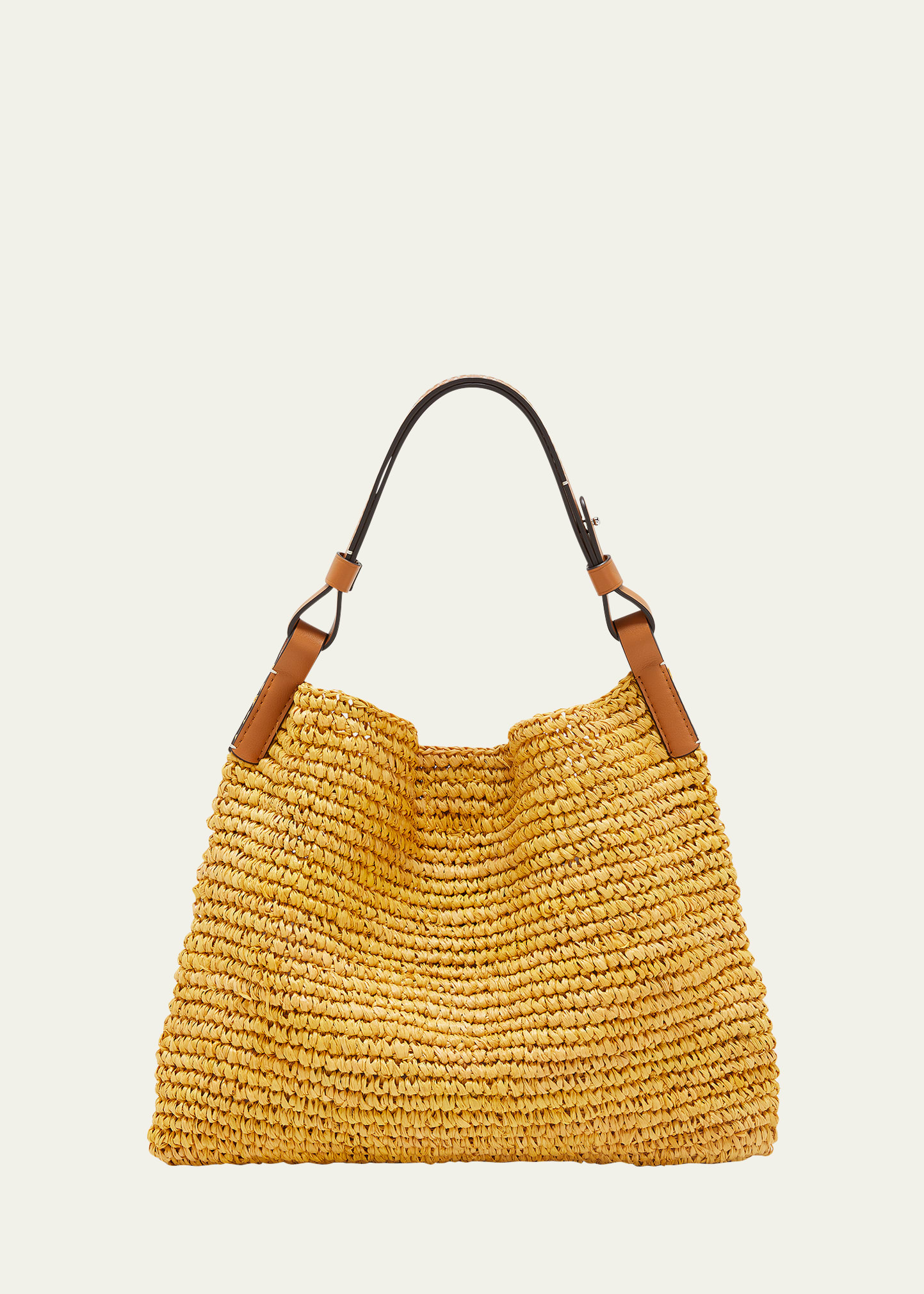 PROENZA SCHOULER WHITE LABEL MINETTA RAFFIA SHOULDER BAG