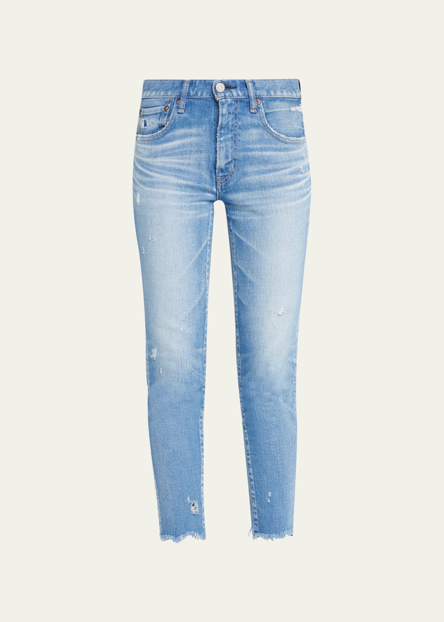 MOUSSY VINTAGE Diana Distressed Skinny Ankle Jeans