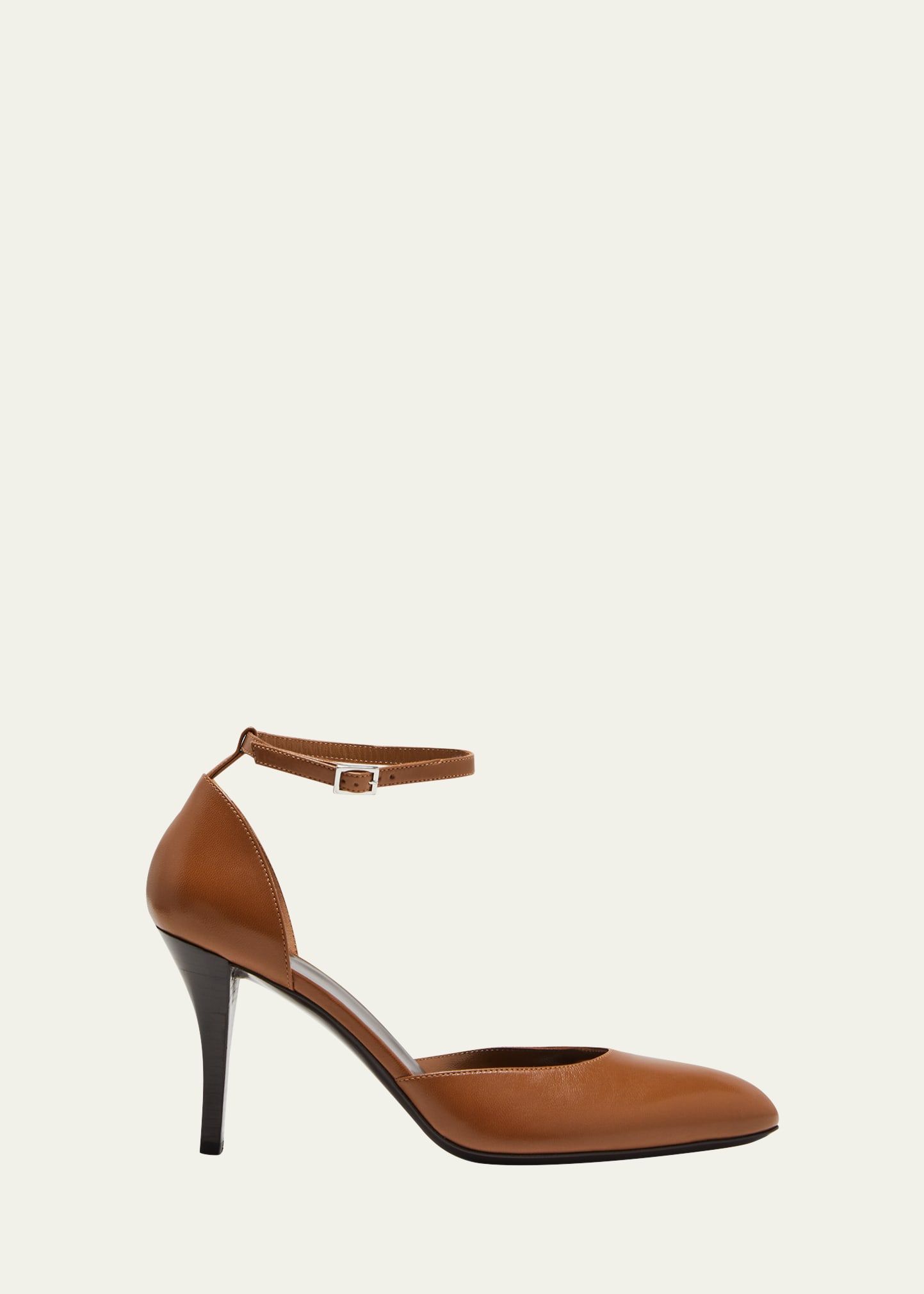THE ROW DEMI LEATHER PUMPS