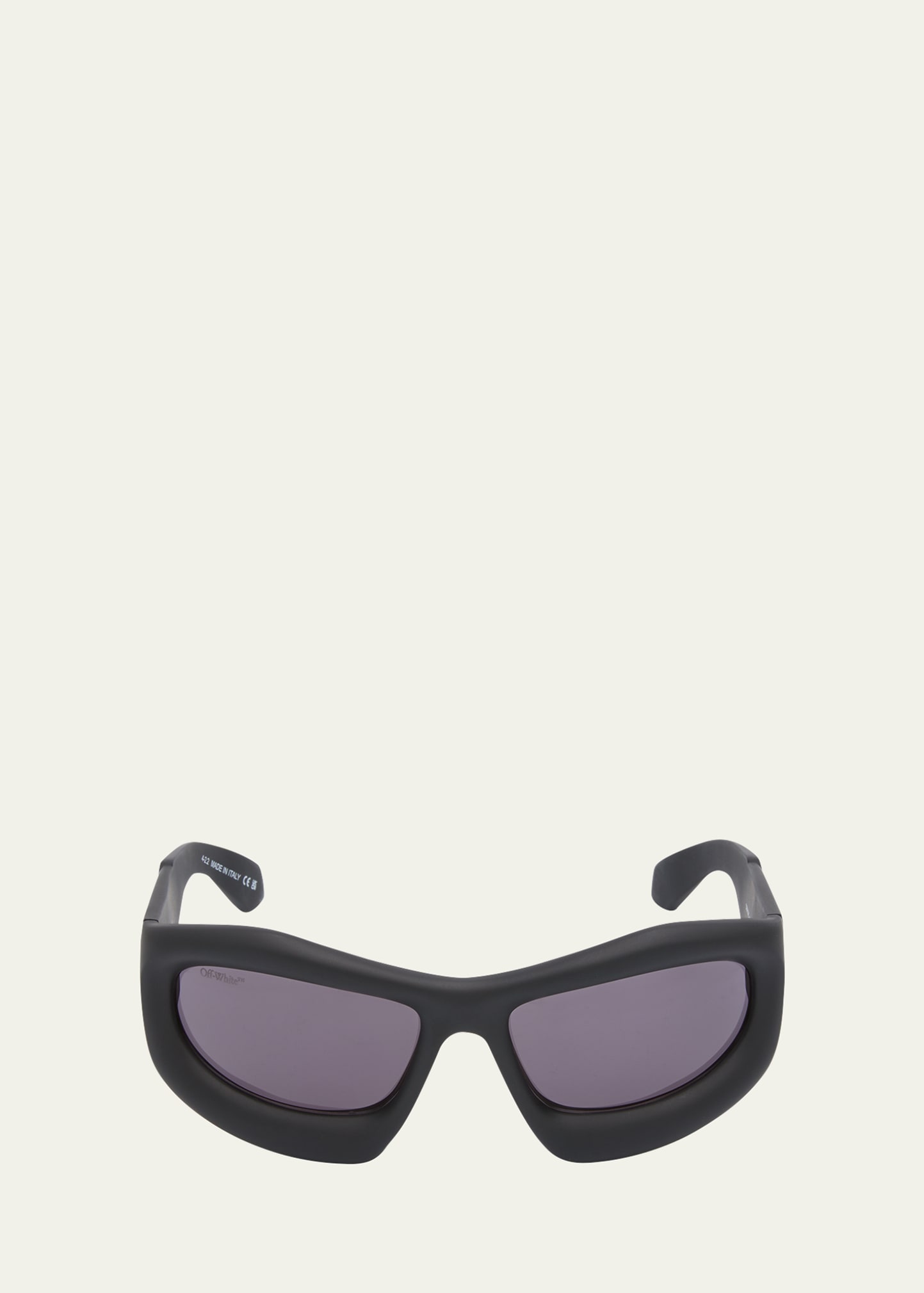 Off-white Men's 62mm Katoka Rectangular Sunglasses In Black