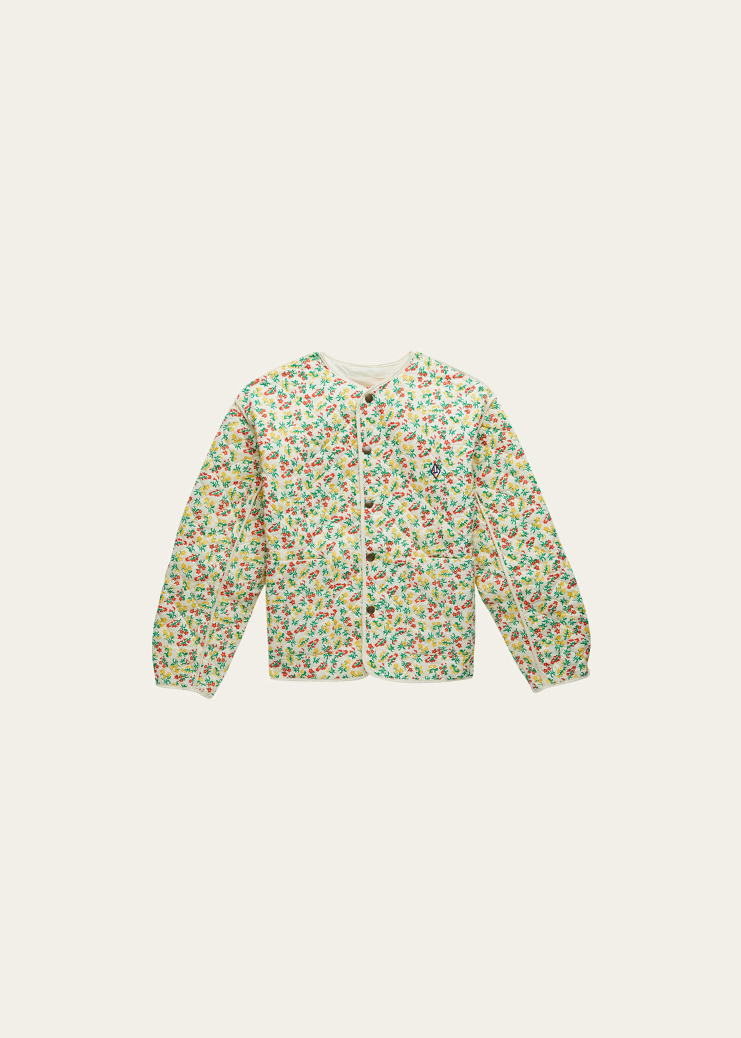 The Animals Observatory Starling Reversible Jacket In Ditsy Floral
