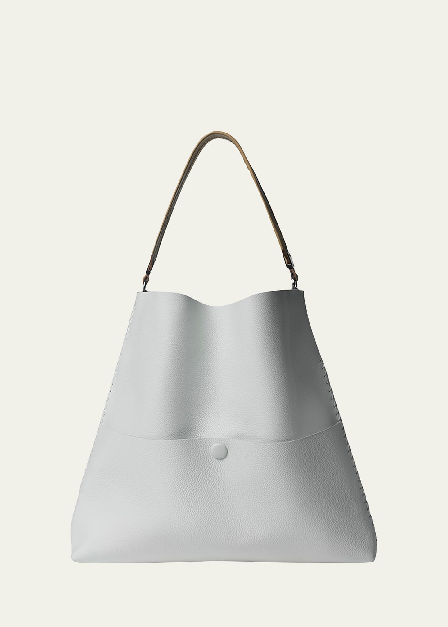 Callista Slim Medium Leather Tote Bag