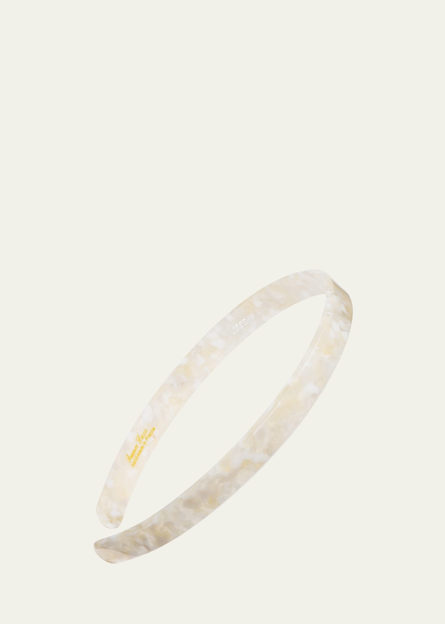 Shop France Luxe Ultracomfort Headband - Pavlova In Pavlova White