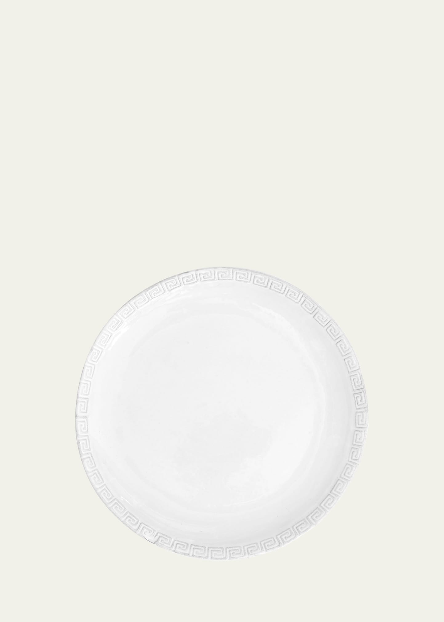 Astier De Vilatte Grecque Soup Plate In White