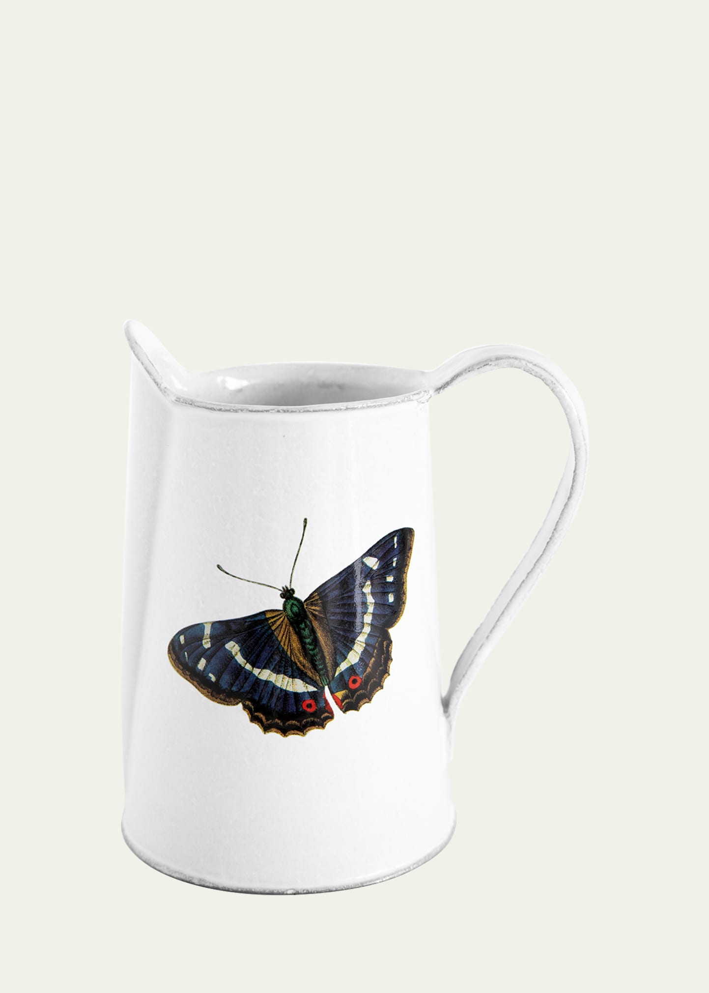 Astier De Vilatte Dancing Butterflies Vase In White