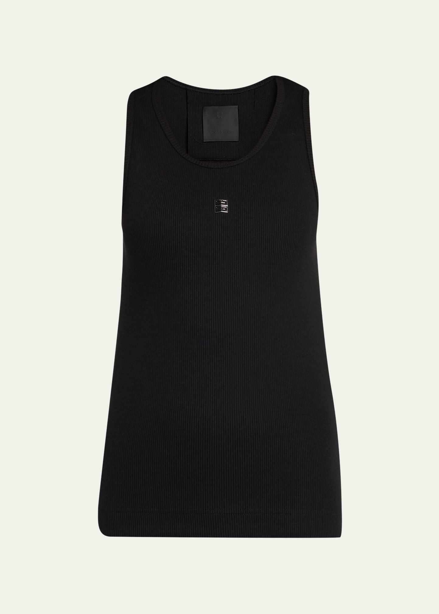 Classic Tank Top with Logo Detail