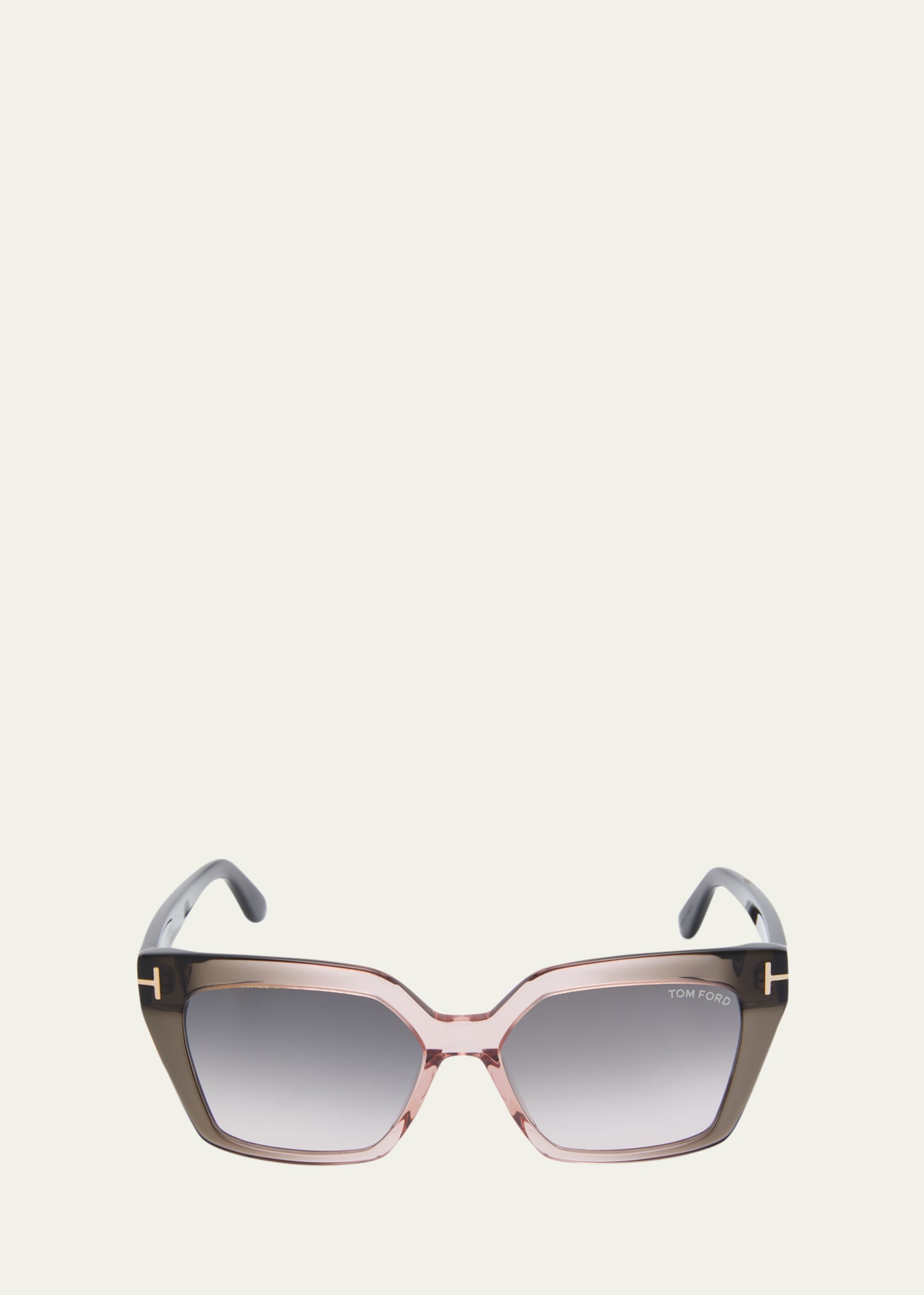Tom Ford Winona 53mm Gradient Polarized Cat Eye Sunglasses