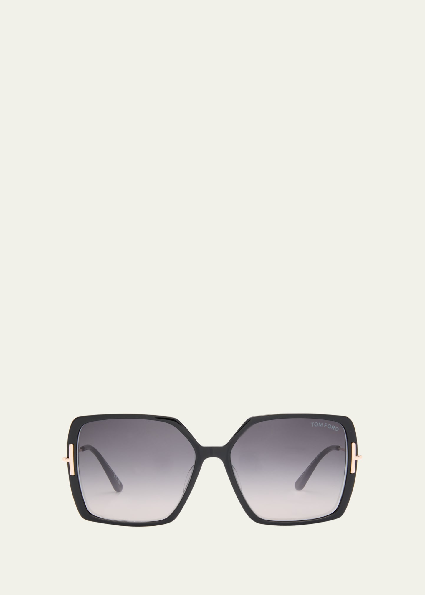 Tom Ford Joanna 59mm Gradient Polarized Butterfly Sunglasses